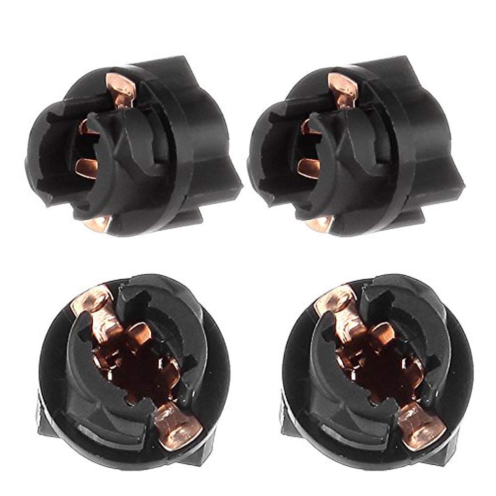Blyilyb 10-Pack Pink T5 2721 37 74 Wedge Led Bulb Pc74 Twist Sockets Replacement Dash Dashboard Lights Instrument Panel Cluster