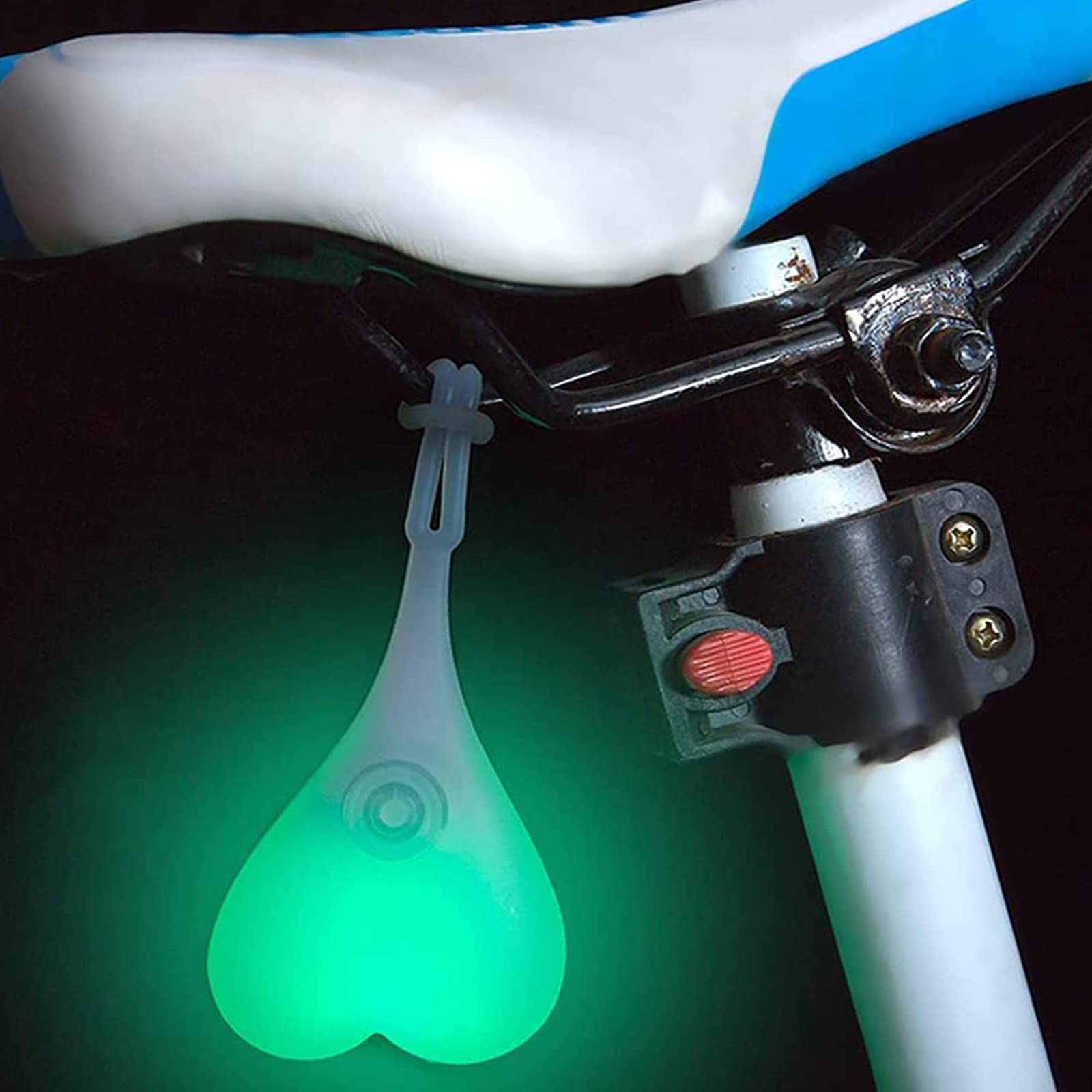 YUERWOVER LED Bike Taillight Bicycle Rear Light Night Riding Essential Cycling Seat Back Safety Lamp Car Truck Reflector 3 Modes