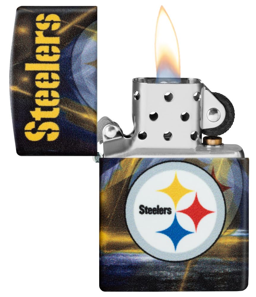 Zippo Nfl Pittsburgh Steelers 540 Matte Pocket Lighter