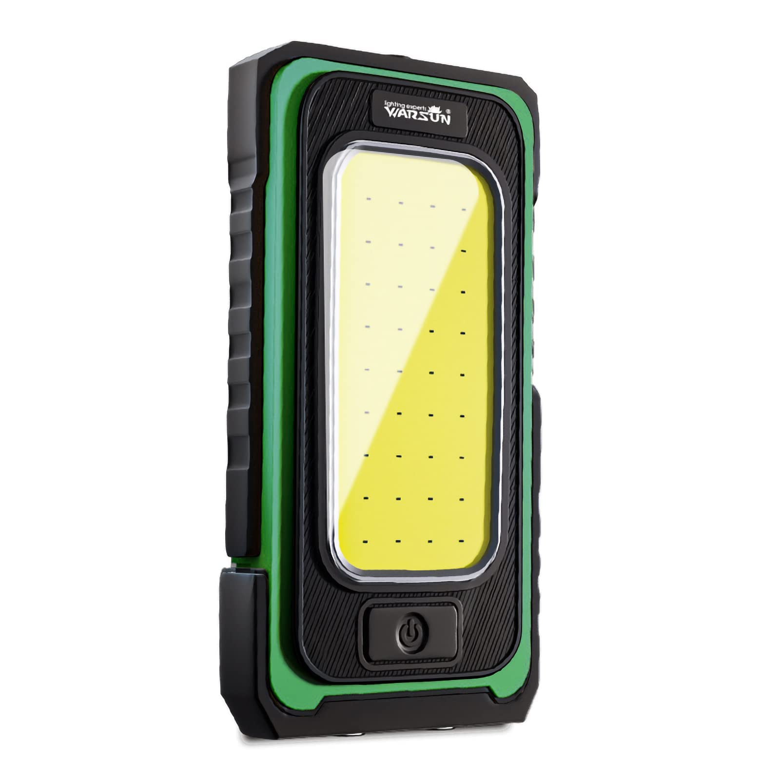 WARSUN Led Rechargeable Portable Magnetic Waterproof Solar Flood Light for Outdoor Camping Hiking Emergency Car Repairing (USB C