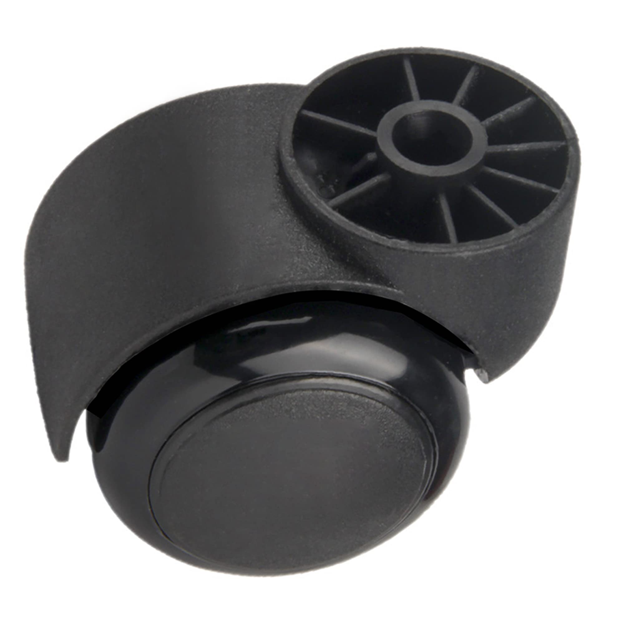 2 Inch Black Silent Stemless Caster Office Chair Wheels Replacement Chair Casters Furniture Casters  Replacement Swivel Chair Accessories 5pcs 150kg Capacity.-New