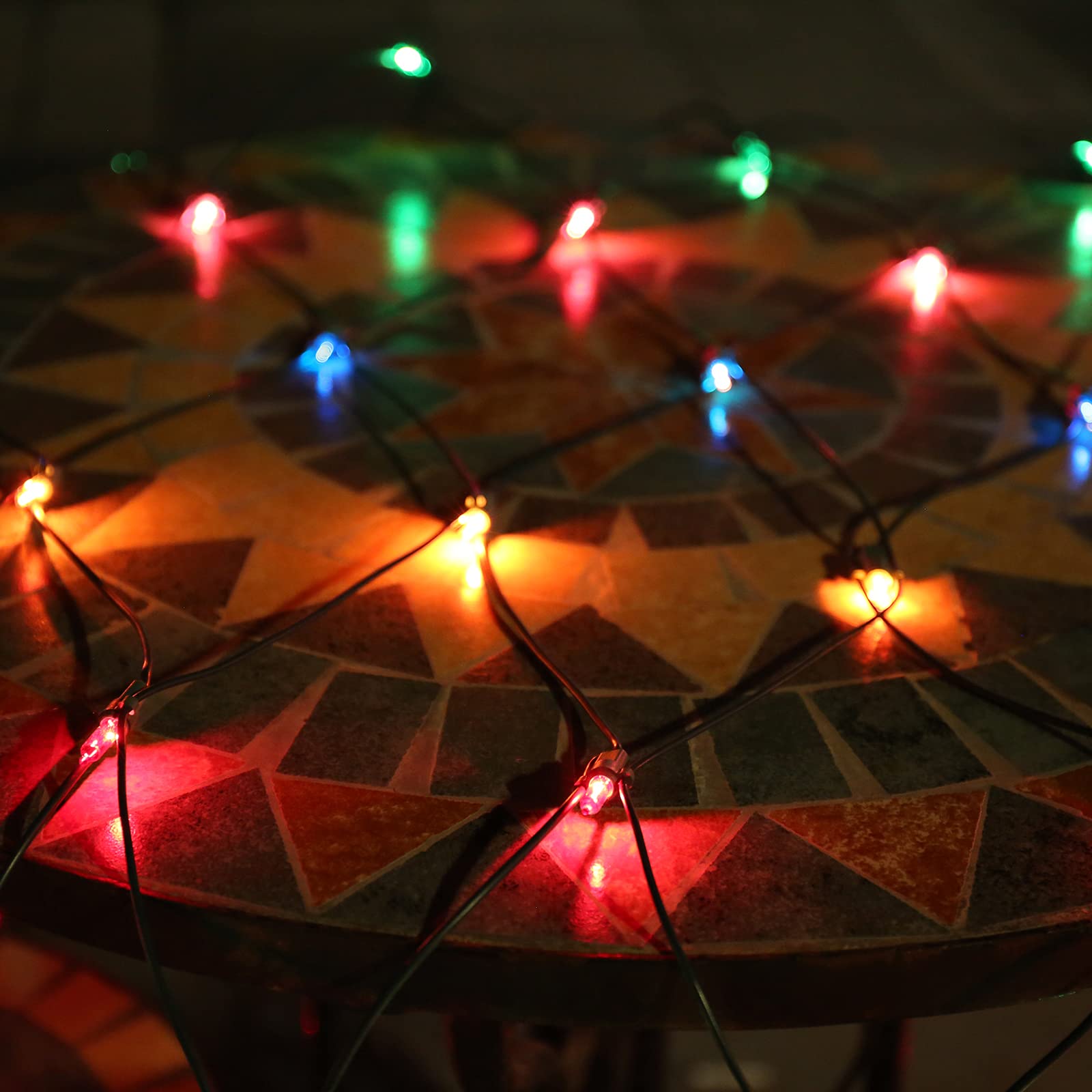 Lomotech Christmas Net Lights, 6Ft X 4Ft 150 Count Incandescent Mesh Lights, Connectable Ul Certified Waterproof Bushes Lights F