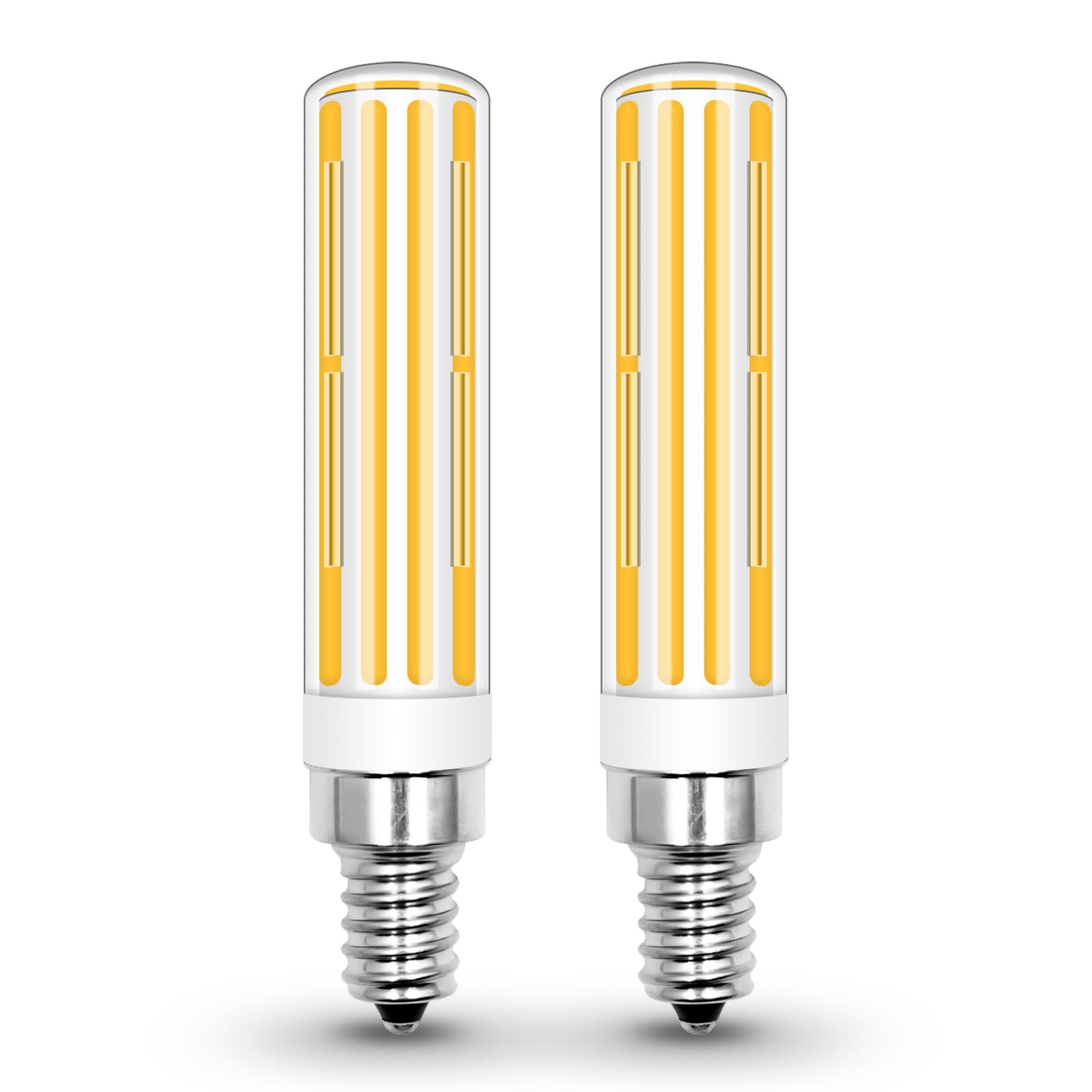Tzhilan E12 Led Bulb 100W Equivalent,120V Cob E12 C7 Led Light Bulbs For Chandelier Light Candelabra Ceiling Fan Salt Lamp, Warm