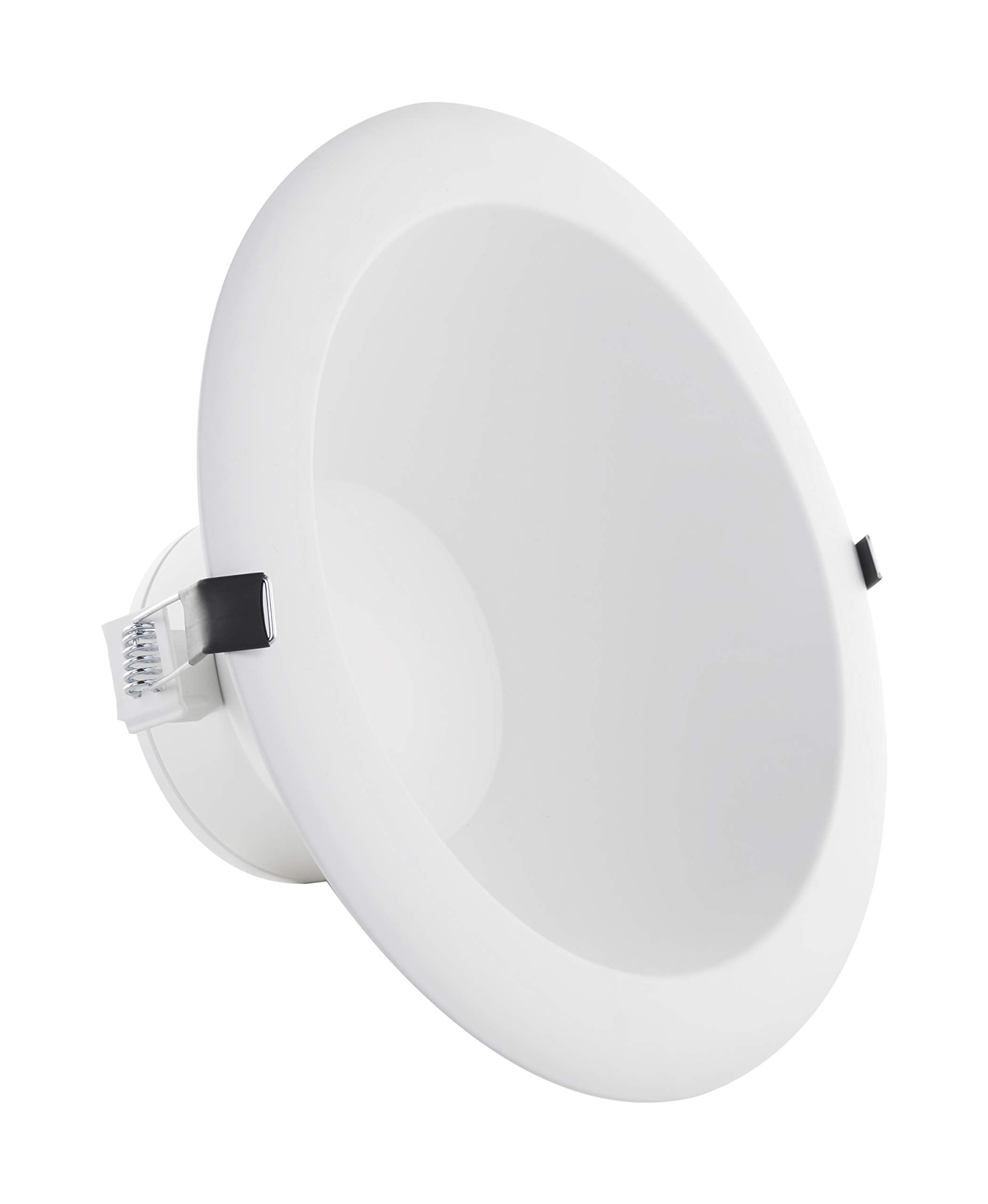 Satco Cct And Wattage Selectable Led Commercial Recessed Downlight, 8 Inches, White