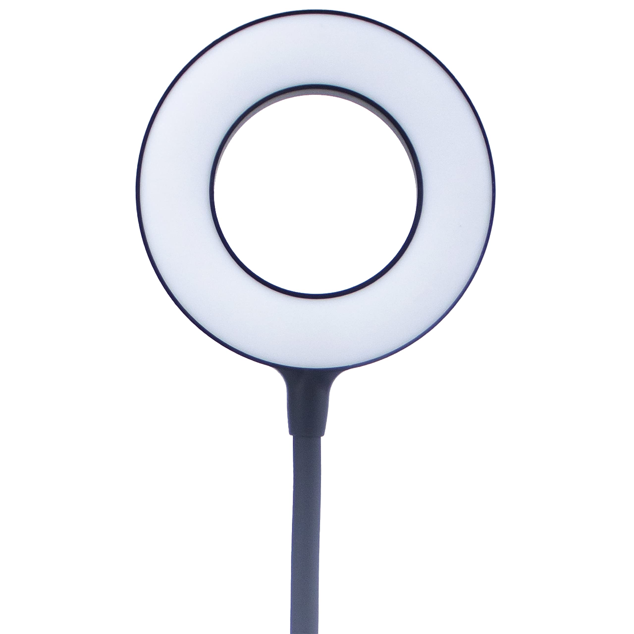 Newhouse Lighting Dimmable Black Desk Lamp With Usb Port, Adjustable Color Temperature, 21 Leds