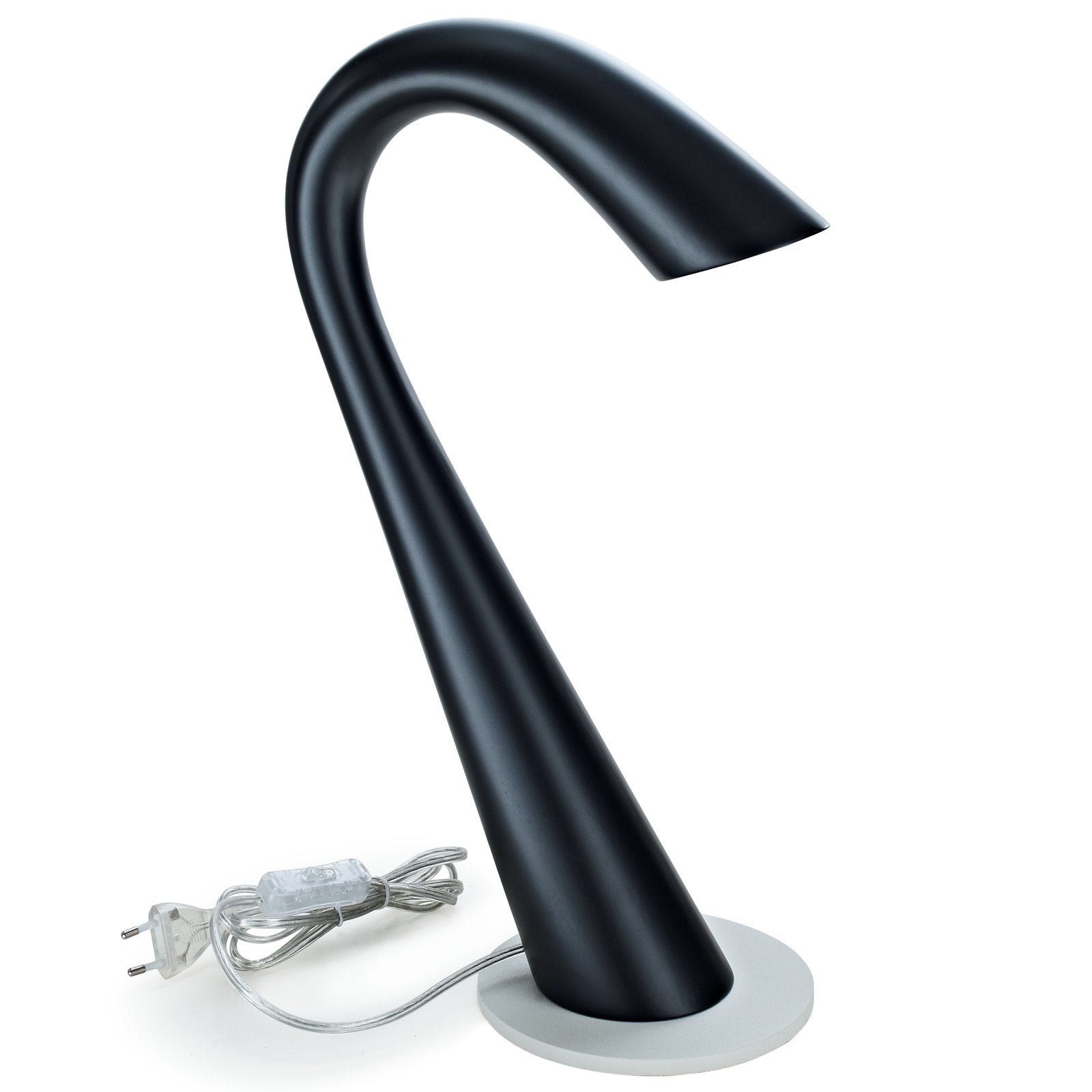 Modway Gooseneck Table Lamp, Acrylic, Black, Model EEI-668-BLK