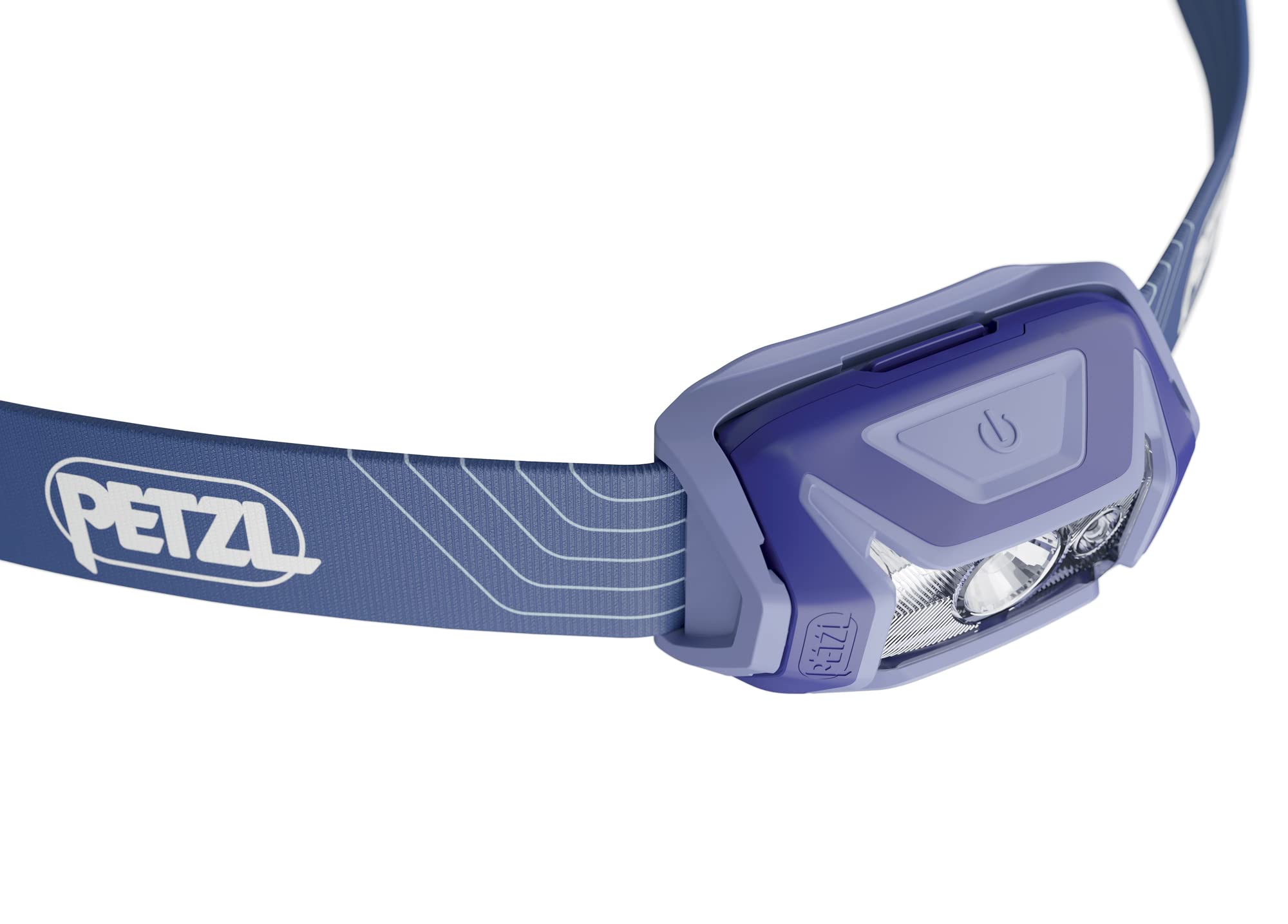 Petzl Tikka Headlamp - Compact 350 Lumen Light With Red Lighting, For Hiking, Climbing, Running, And Camping - Blue