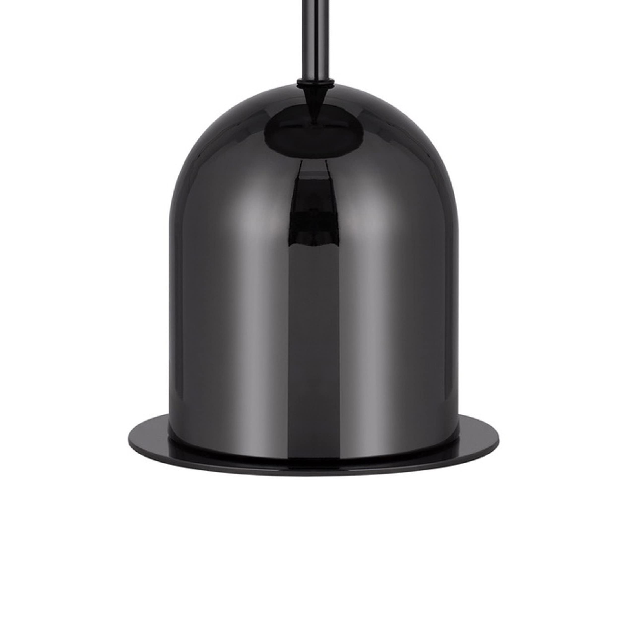 Benzara Metal Accent Table Lamp, 20 Inch, Dome Shade, Black, Model BM271963
