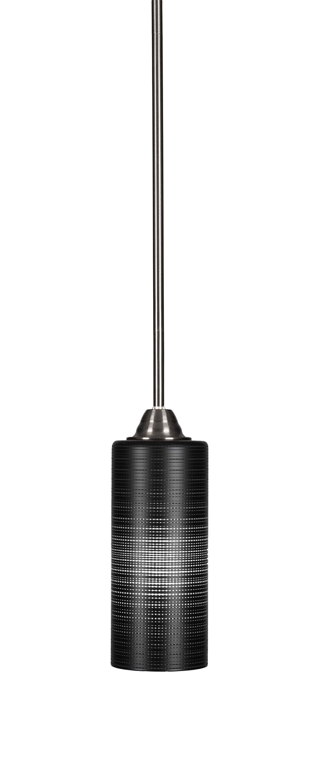 Toltec Lighting Paramount 1 Light Mini Pendant in Brushed Nickel (3401-BN-4099)