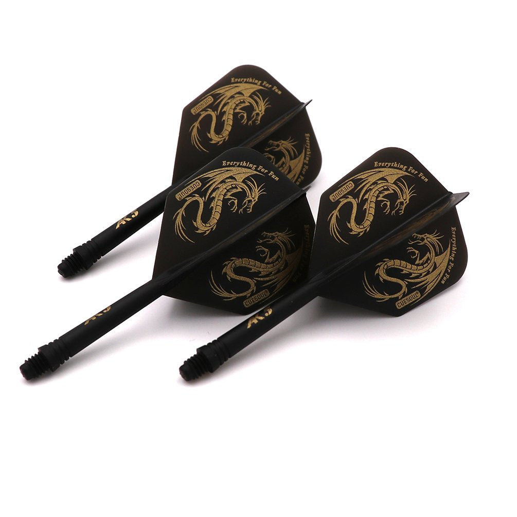 CUESOUL Integrated Dart Shaft and Flights Medium-3 PCS