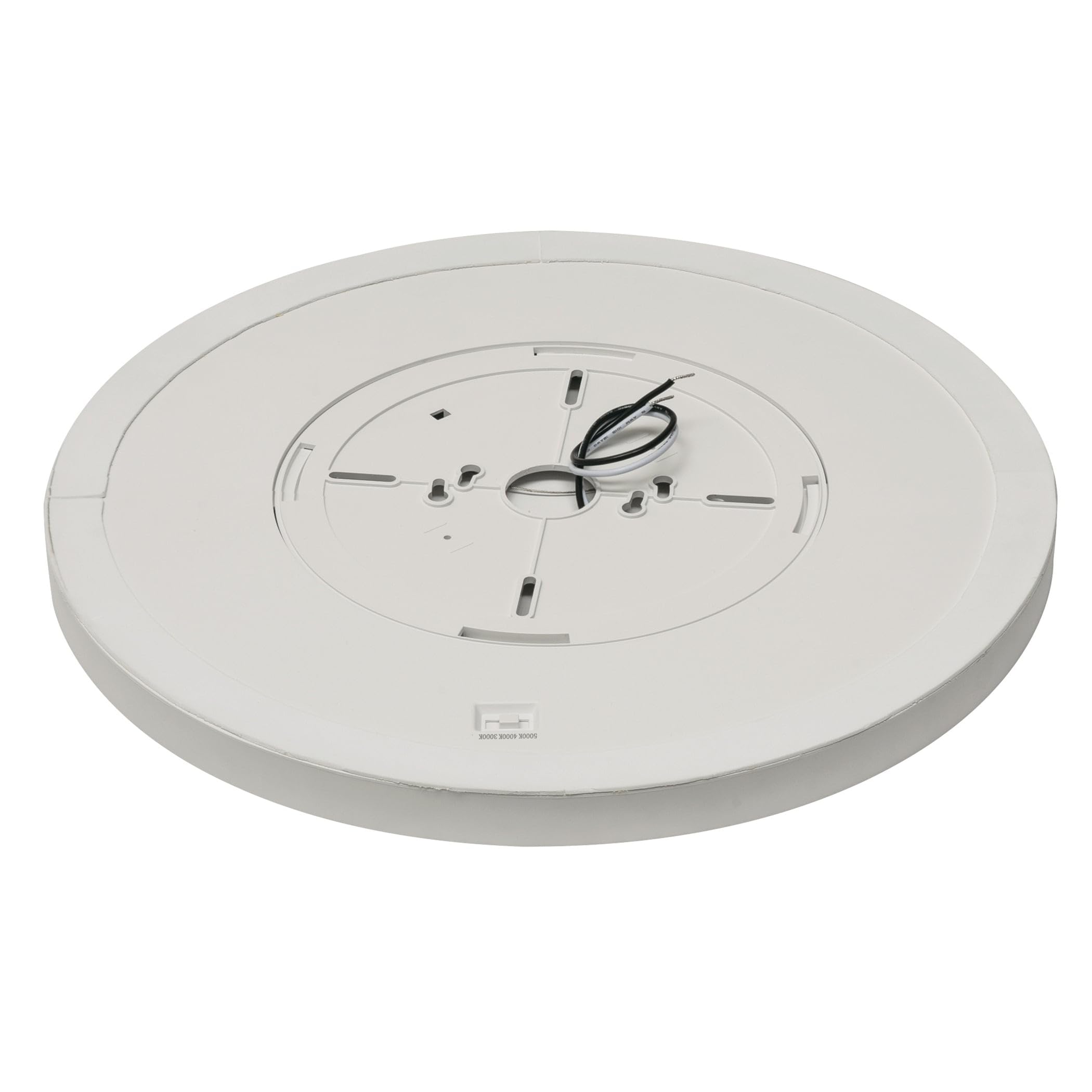 Edge 12'' Round Led Flush Mount - White