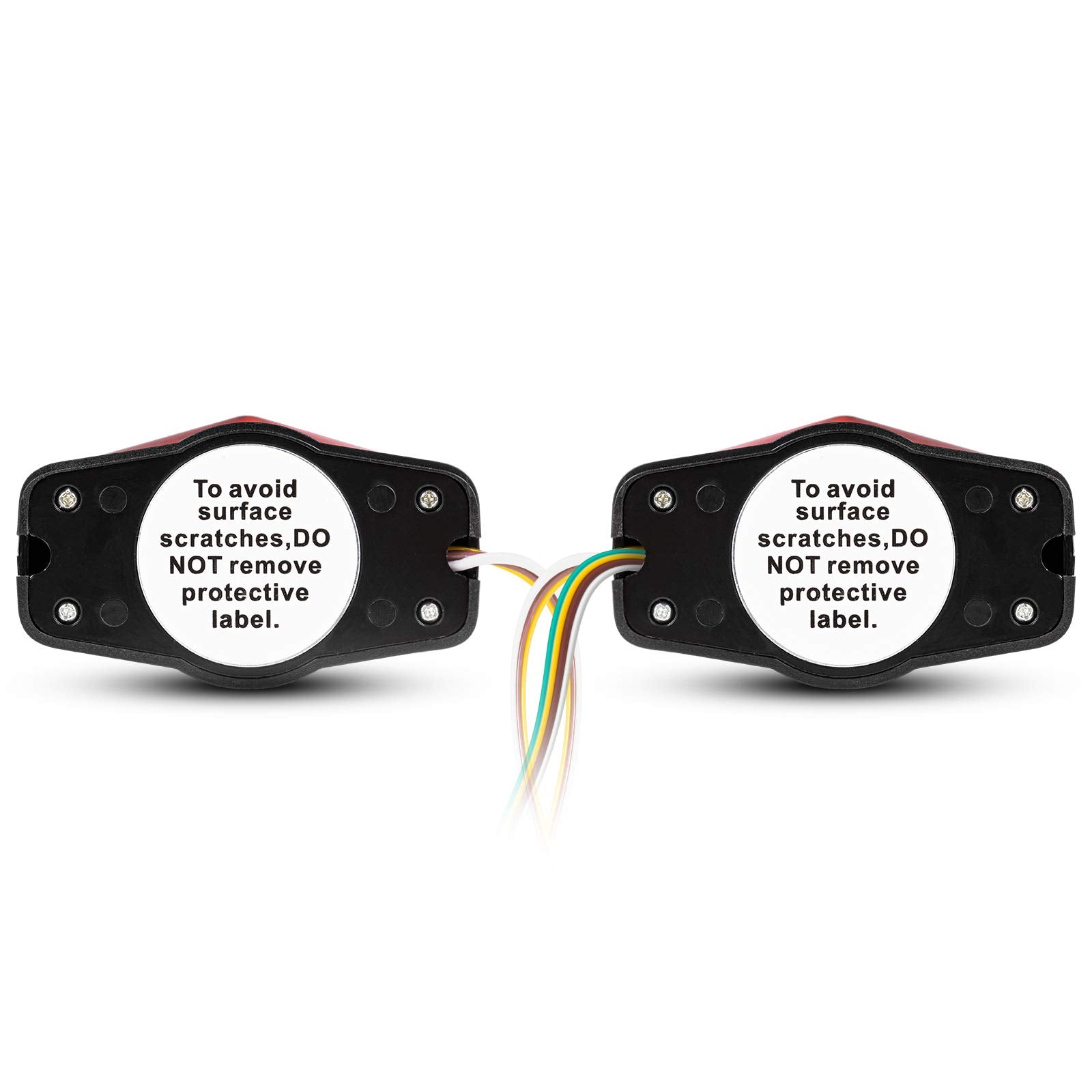 Czc Auto 12V Led Magnetic Towing Light Kit For Boat Trailer Rv Truck - Magnetic Strength 55 Pounds