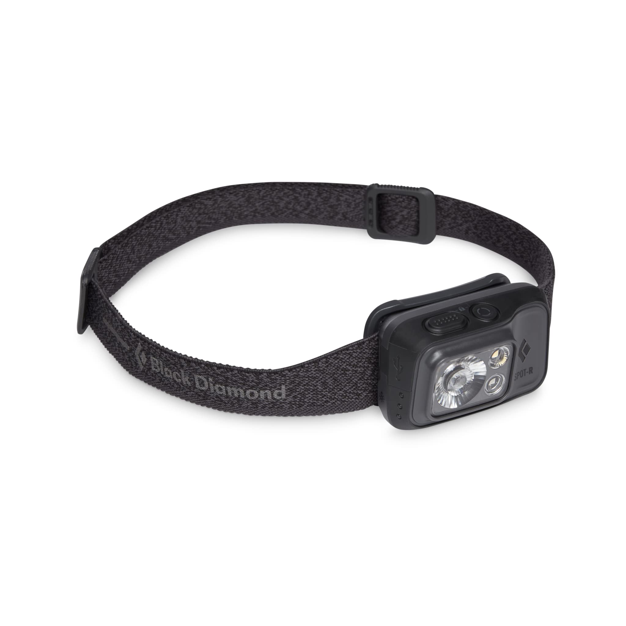 Black Diamond Spot 400-R Rechargeable Led Headlamp, Waterproof And Dimmable For Camping, Hiking, Running, Hunting, Work With Red