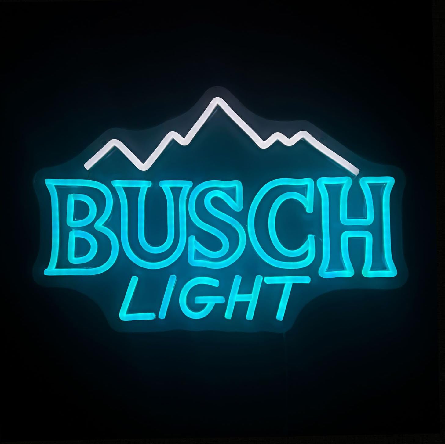ROKAKU malt-inspired Themed LED Neon Sign - Adjustable Brightness Wall Decor - 16.5in x 12.2in - BUSCH-Light Model DGKJ-06