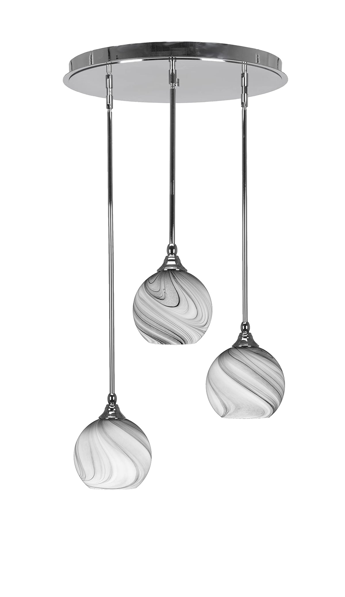 Empire 3 Light Cluster Pendalier in Chrome Finish (2183-CH-4109)