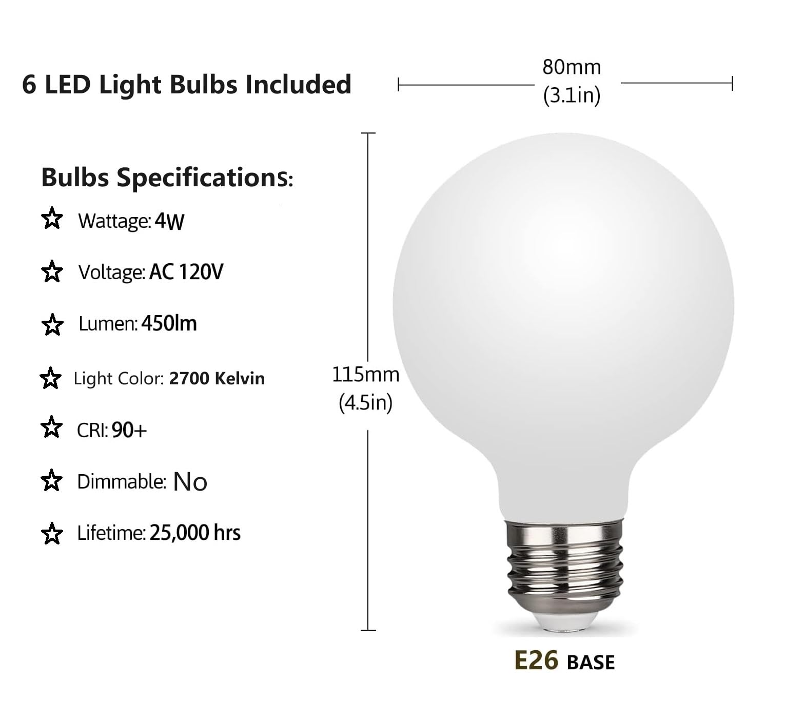 Dellemade Modern Sputnik Chandelier, 6-Light LED Ceiling Light, Gold Finish, Model XD02003G for Bedroom, Dining Room, Kitchen, Office