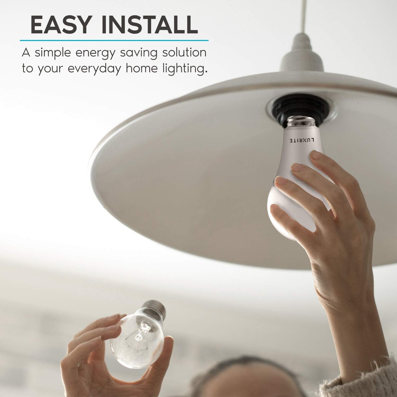 LUXRITE A21 LED Bulbs 150W Equivalent 2550 Lumens 3000K Soft White Dimmable E26 Base 6 Pack