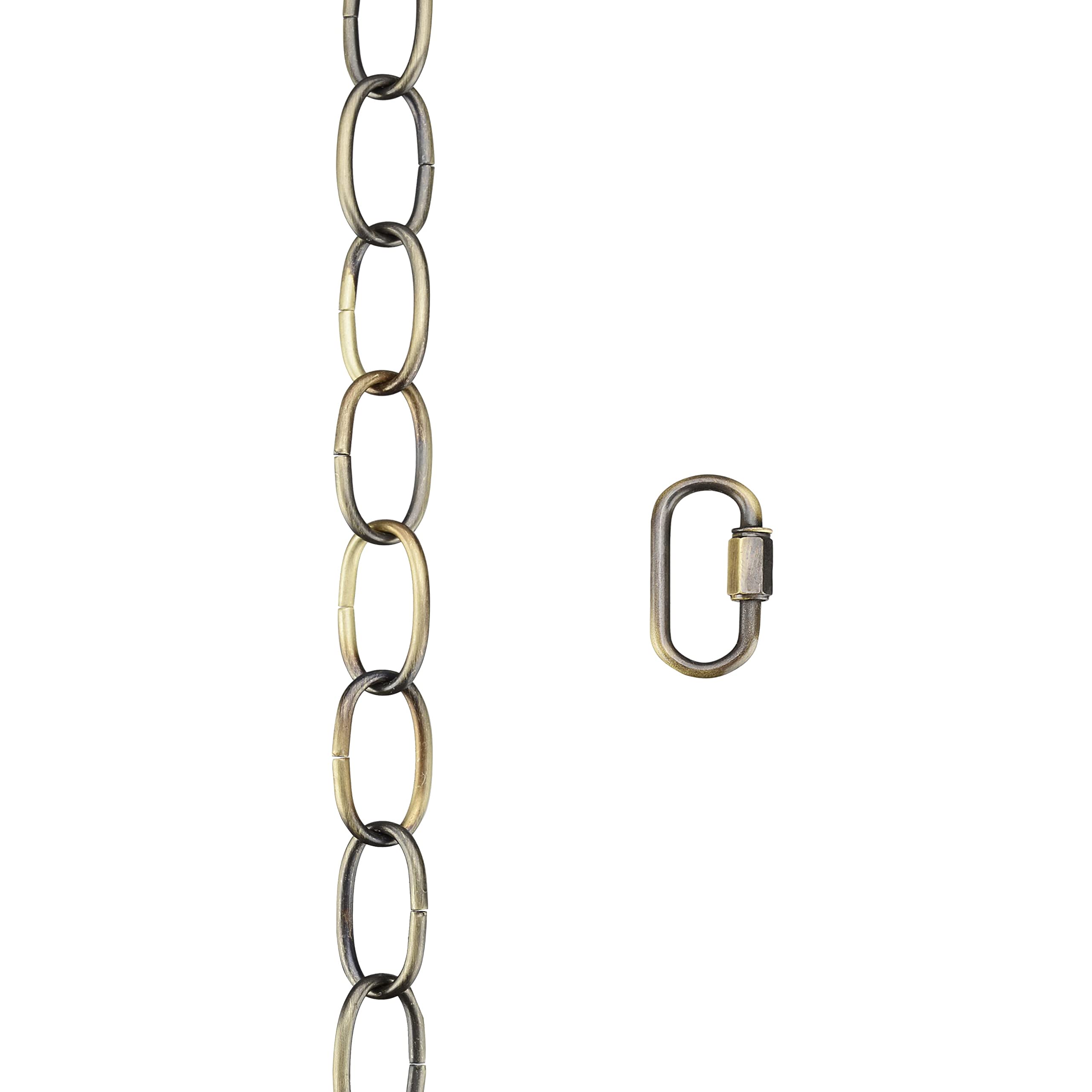 Aspen Creative 21108-51,Steel 6 Feet Heavy Duty Chain & Quick Link Connector for Hanging Up Maximum Weight 40 Pounds-Lighting Fi