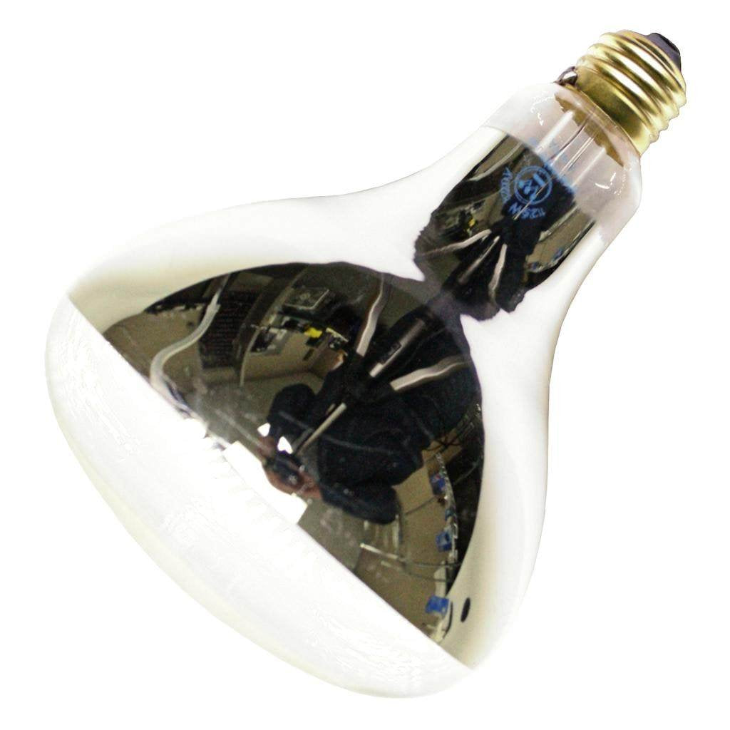 Westinghouse R40 Red Heat Lamp 125W - Infrared Clear Copper Bulb For Heating And Comfort