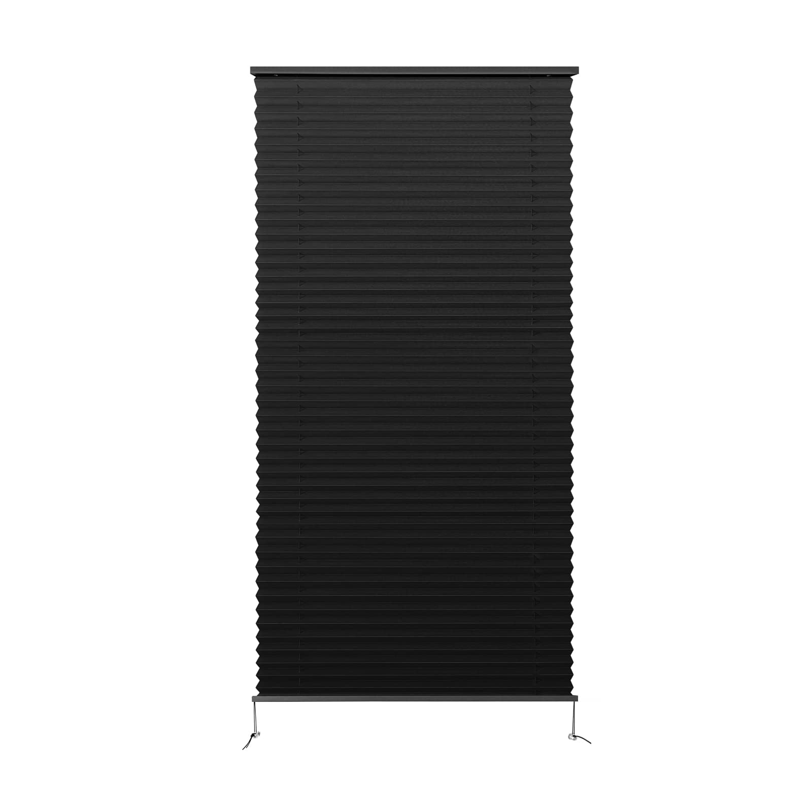 Dulepax Rv Blinds - Pleated Shades, 26'' W X 50'' L Black Rv Window Shades For Camper, Travel Trailers, Motorhome'S Window
