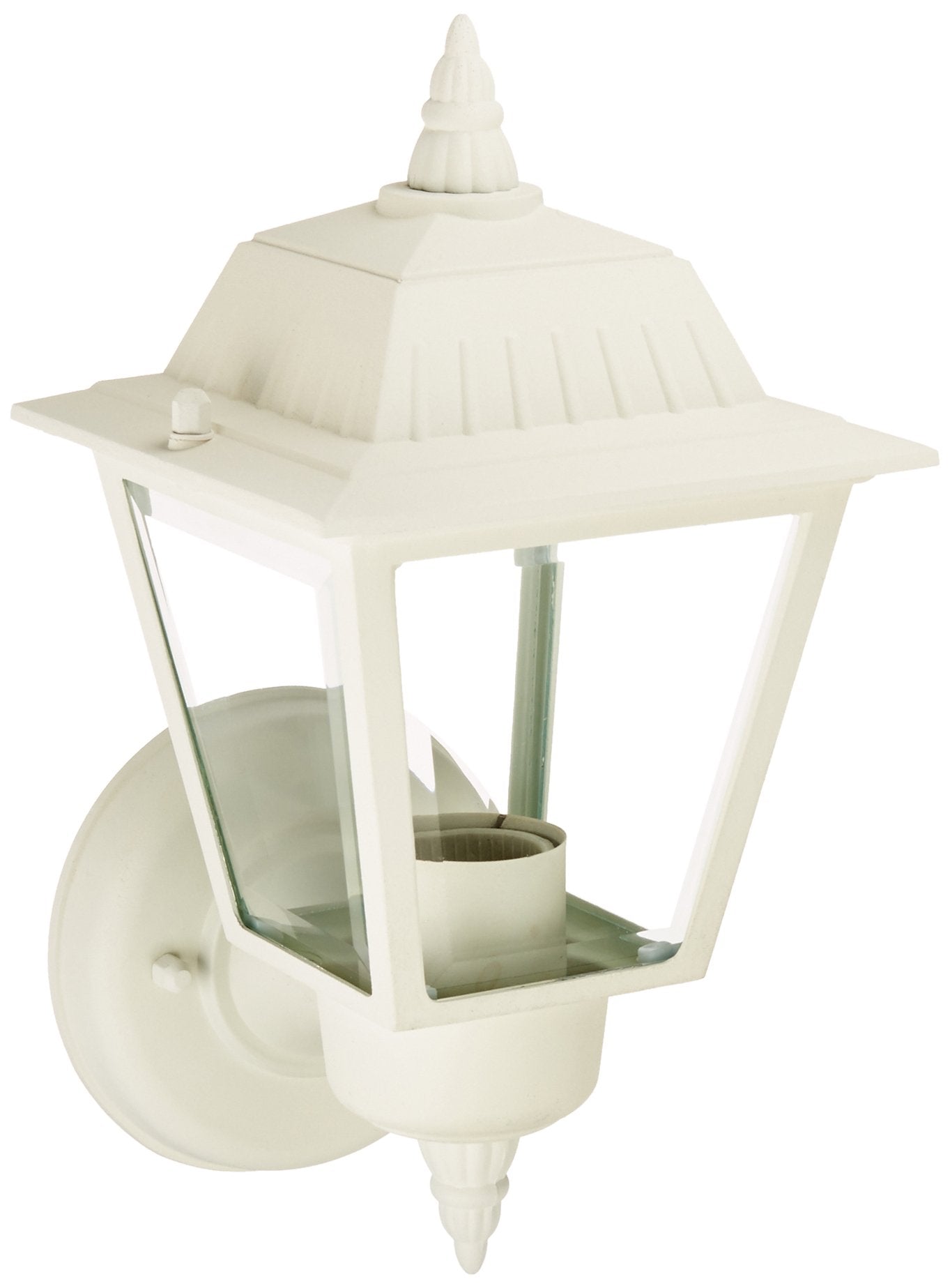 Acclaim 5005TW 1-Light Wall Mount Outdoor Light Fixture, Textured White, Glass, 5.5 x 10 inches