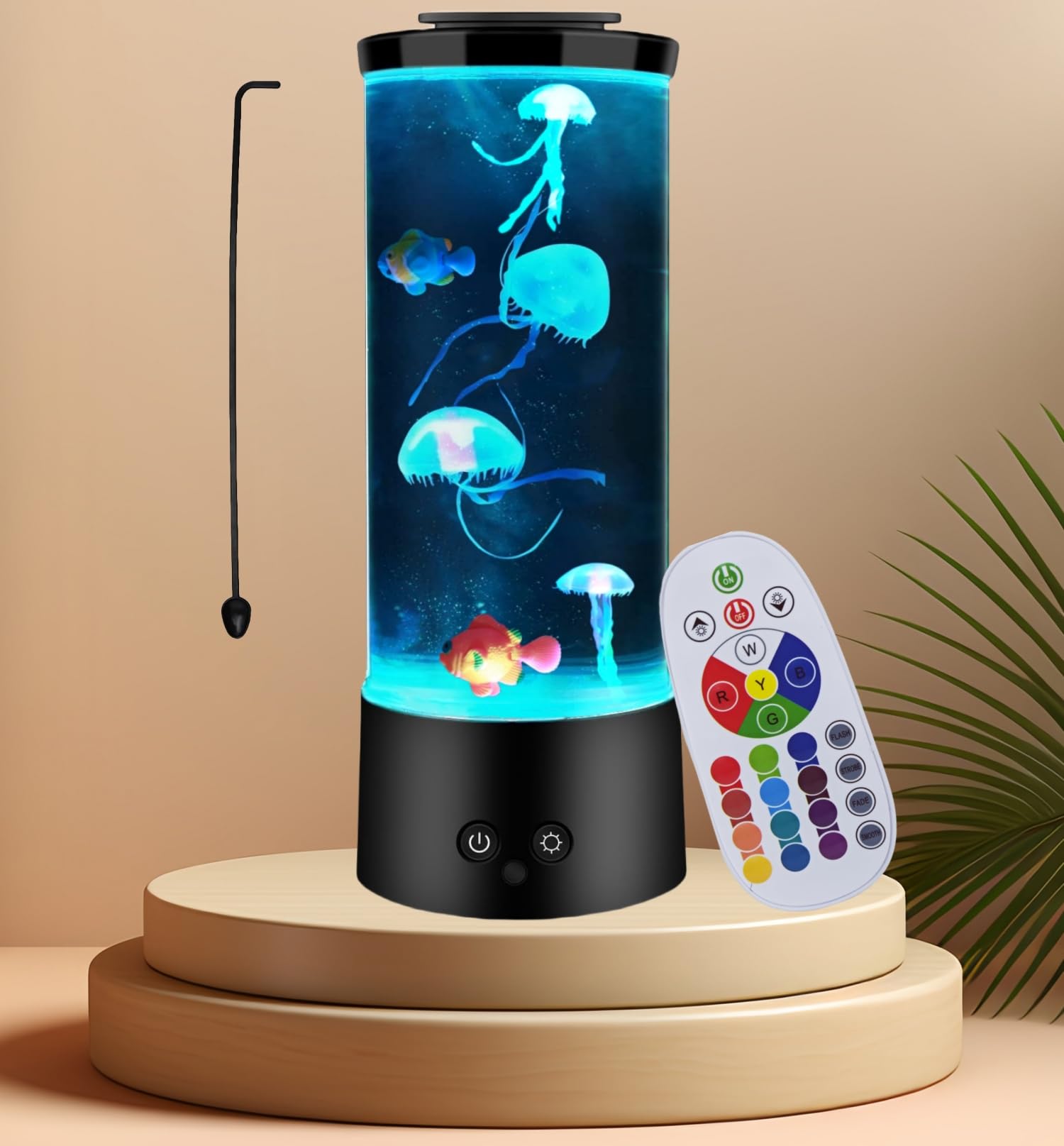 Lehaha Jellyfish Lamp With 16 Color Changing Relax Mood Light Gift With Remote Control Usb/Battery Jellyfish Aquarium For Home Office Table Room Decor Gifts For Kids Adults