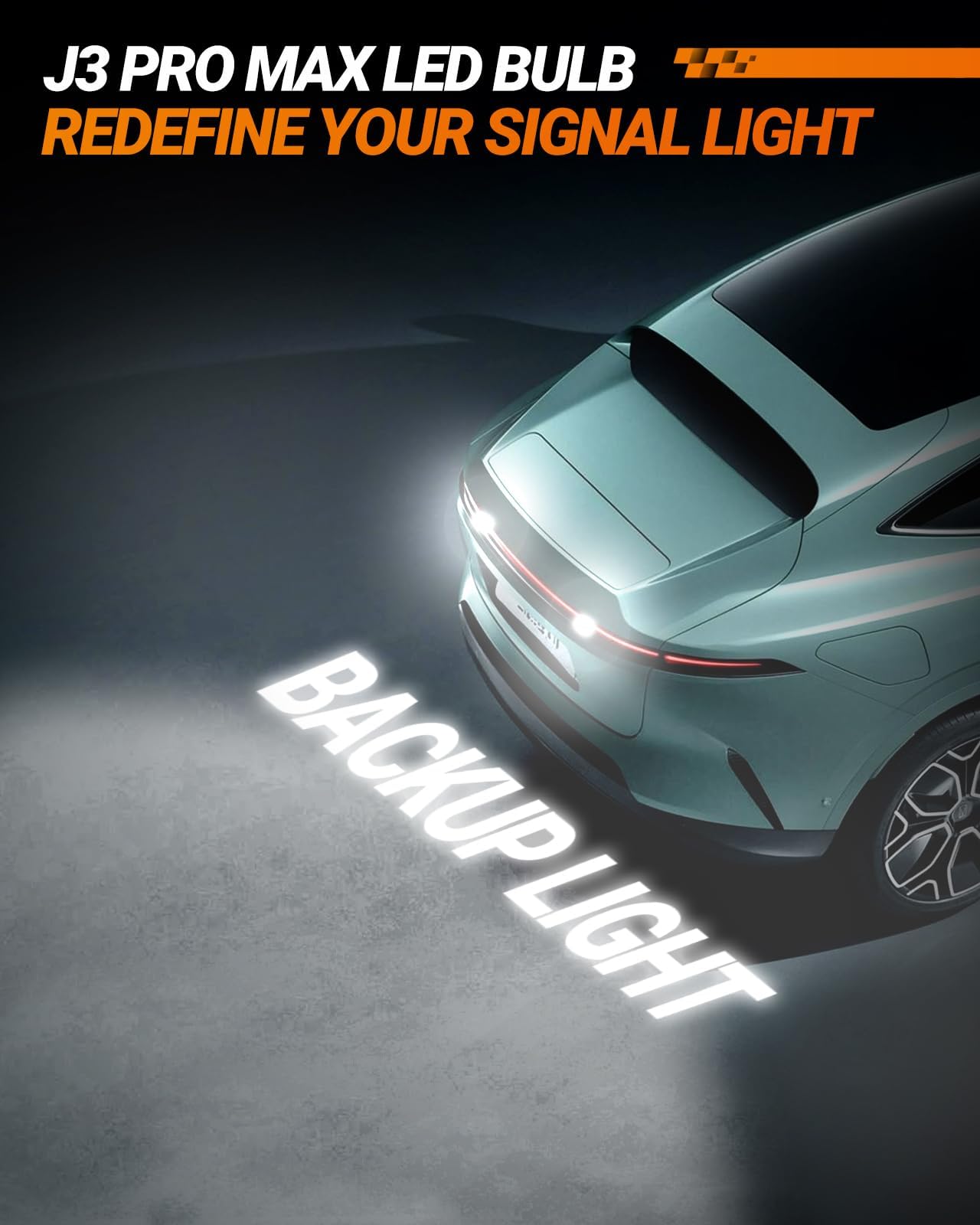 SEALIGHT 3157 LED Bulb, Super Bright 3200LM, Plug N Play, Aluminum, Xenon White, Model LED BULB, Pack of 2