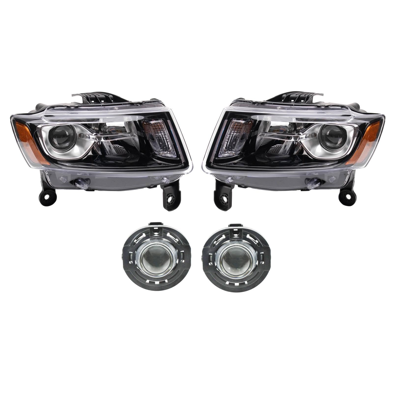 TRQ Lighting Kit Compatible with 2014-2016 Jeep Grand Cherokee, Model LKA83544