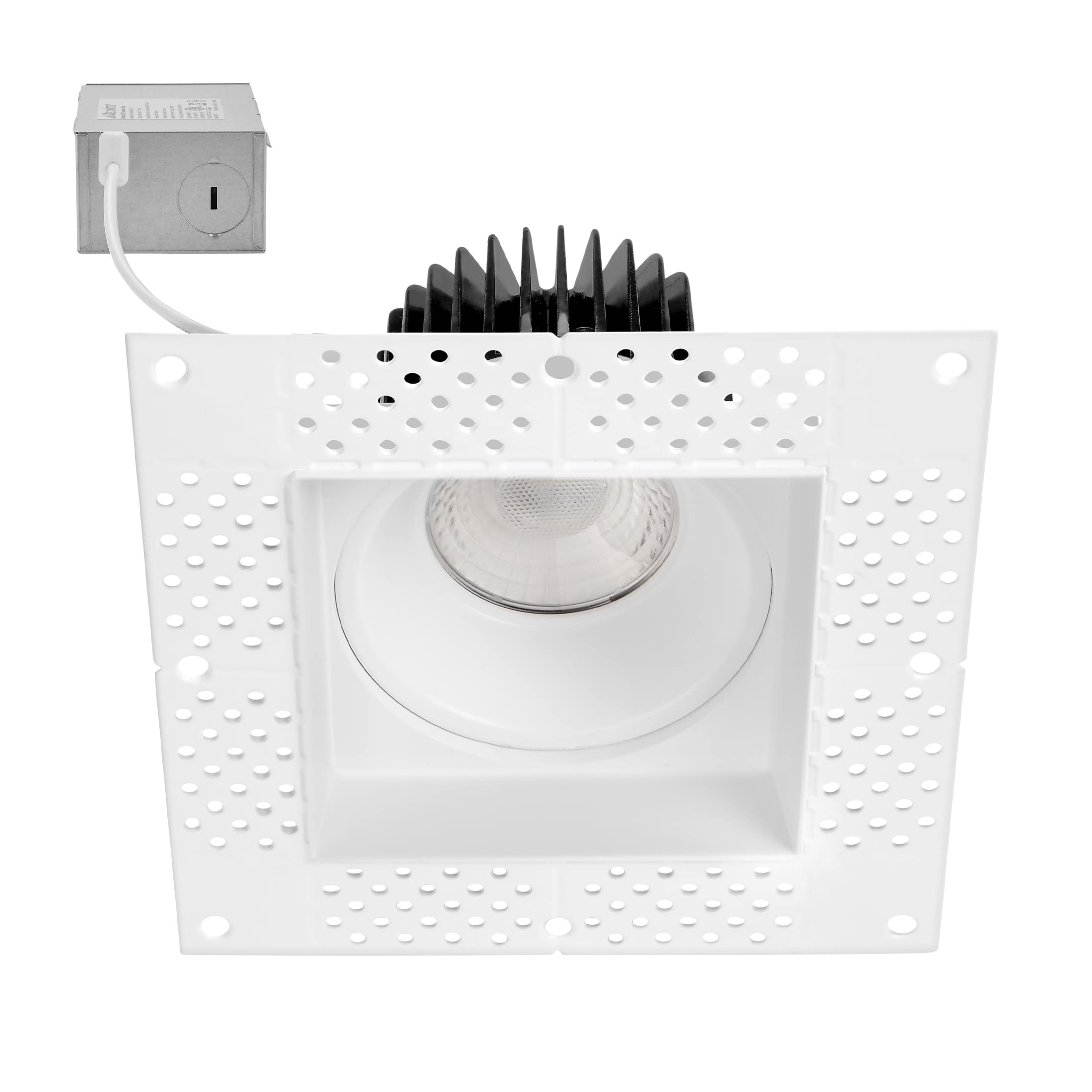 Maxxima 4    Trimless Ultra-Thin Recessed Anti-Glare LED Downlight Canless IC Rated 1000 Lumens 5 Color Temperature Selectable 2