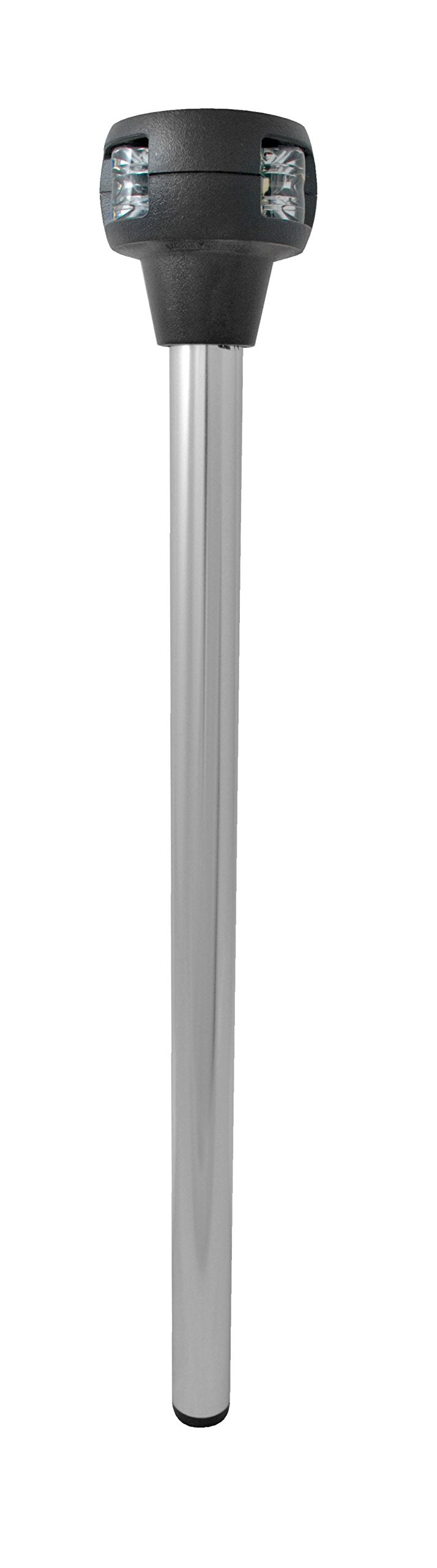 Attwood 3000.6509 Corporation 5091-14-7 Bi-Color Stowaway Plug-In Pole Light, Silver, One Size