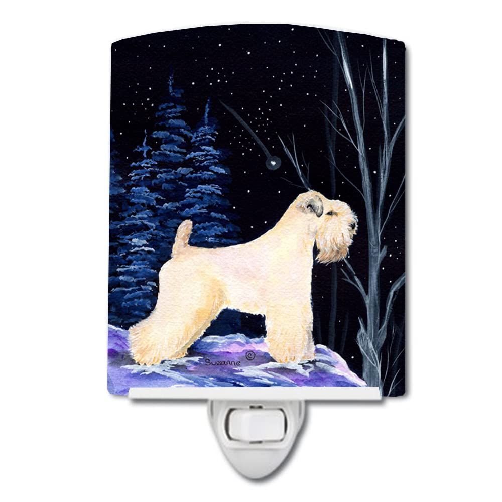 Carolines Treasures Night Light, SS8386CNL, Ceramic, 6x4x3in, Multicolor, UL-Certified, Ideal for Bedroom, Bathroom, Nursery, Kitchen