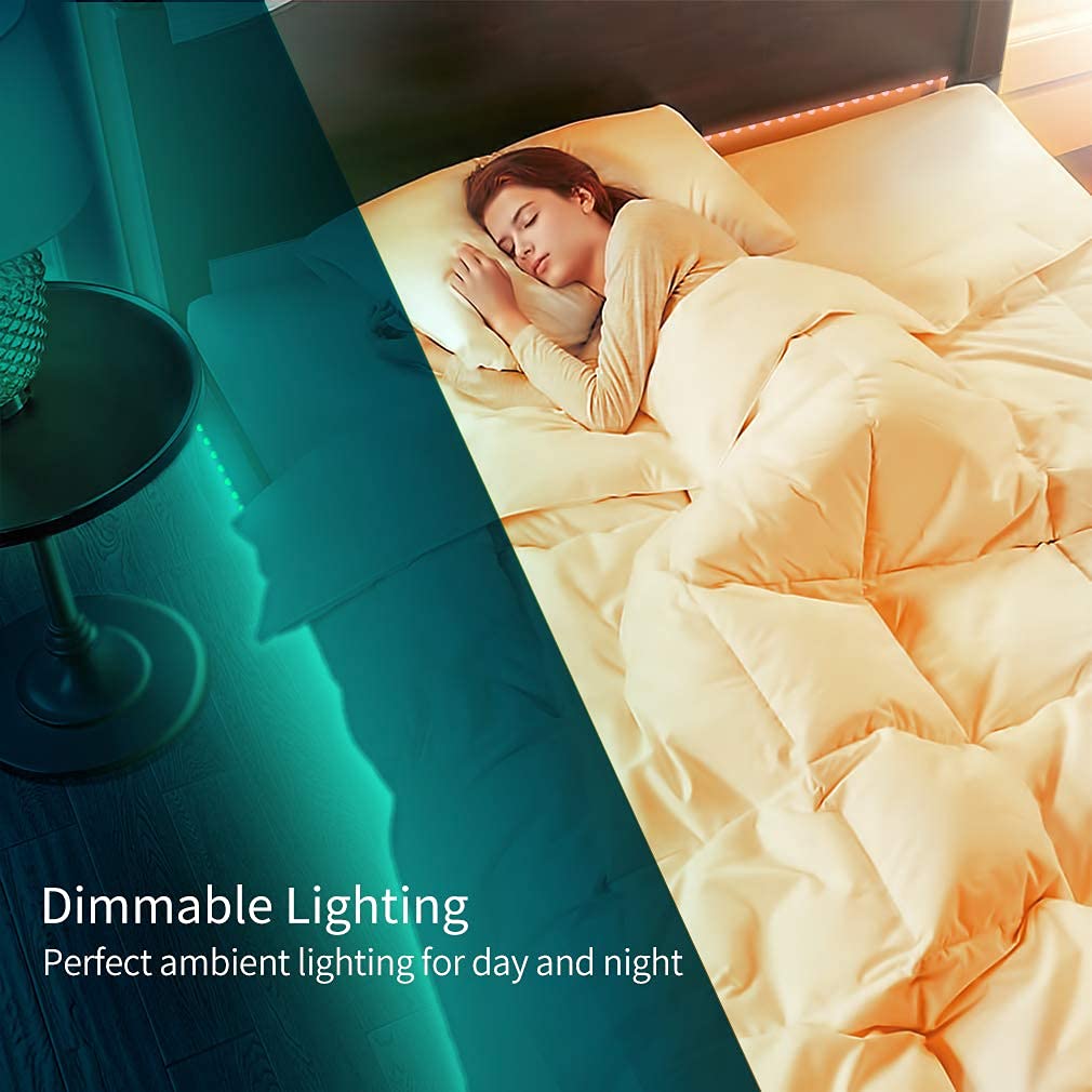 Gupup Led Strip Lights 30 Ft, Led Lights For Bedroom Rgb Color Changing Rope Lighting With Remote 5050 12V Tape Lighting Diy Col