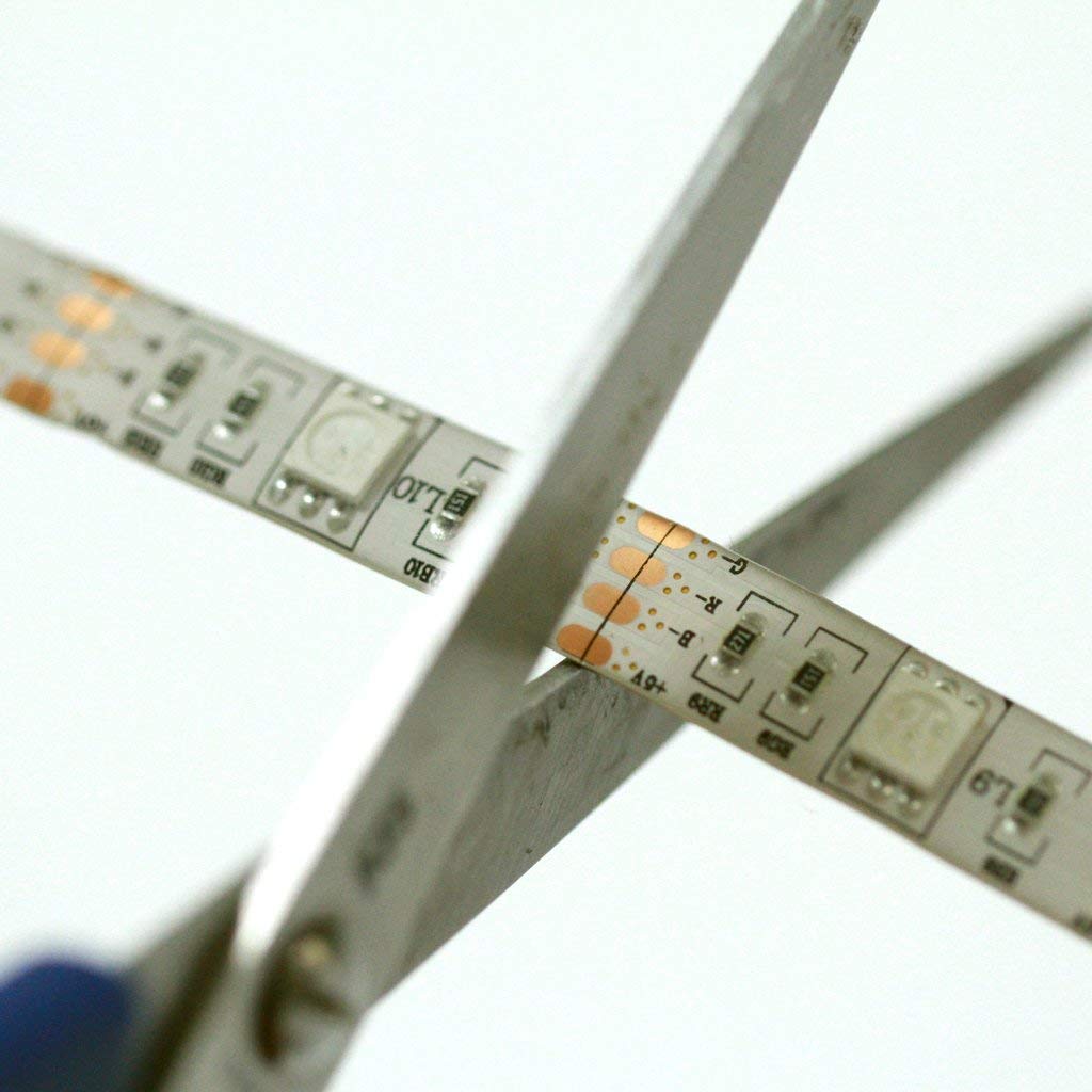 HIKENRI LED Strip Lights, RGB Color Changing, Battery Powered, 1M/3.3FT, Flexible, Model 43397-7271