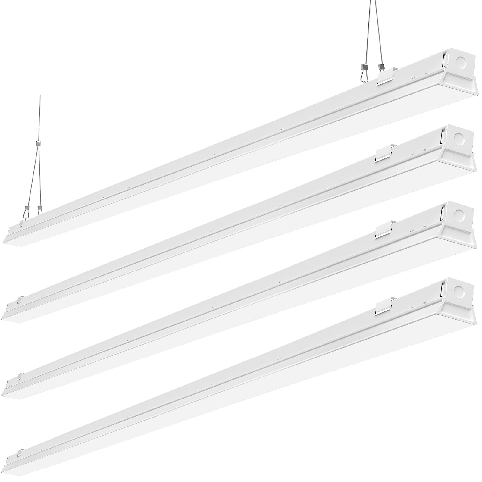 ANTLUX 8FT LED Shop Light Fixture, 110W LED Strip Light, 12200 LM, 5000K, 8 Foot LED Linear Lights, Linkable led Lighting for Ga