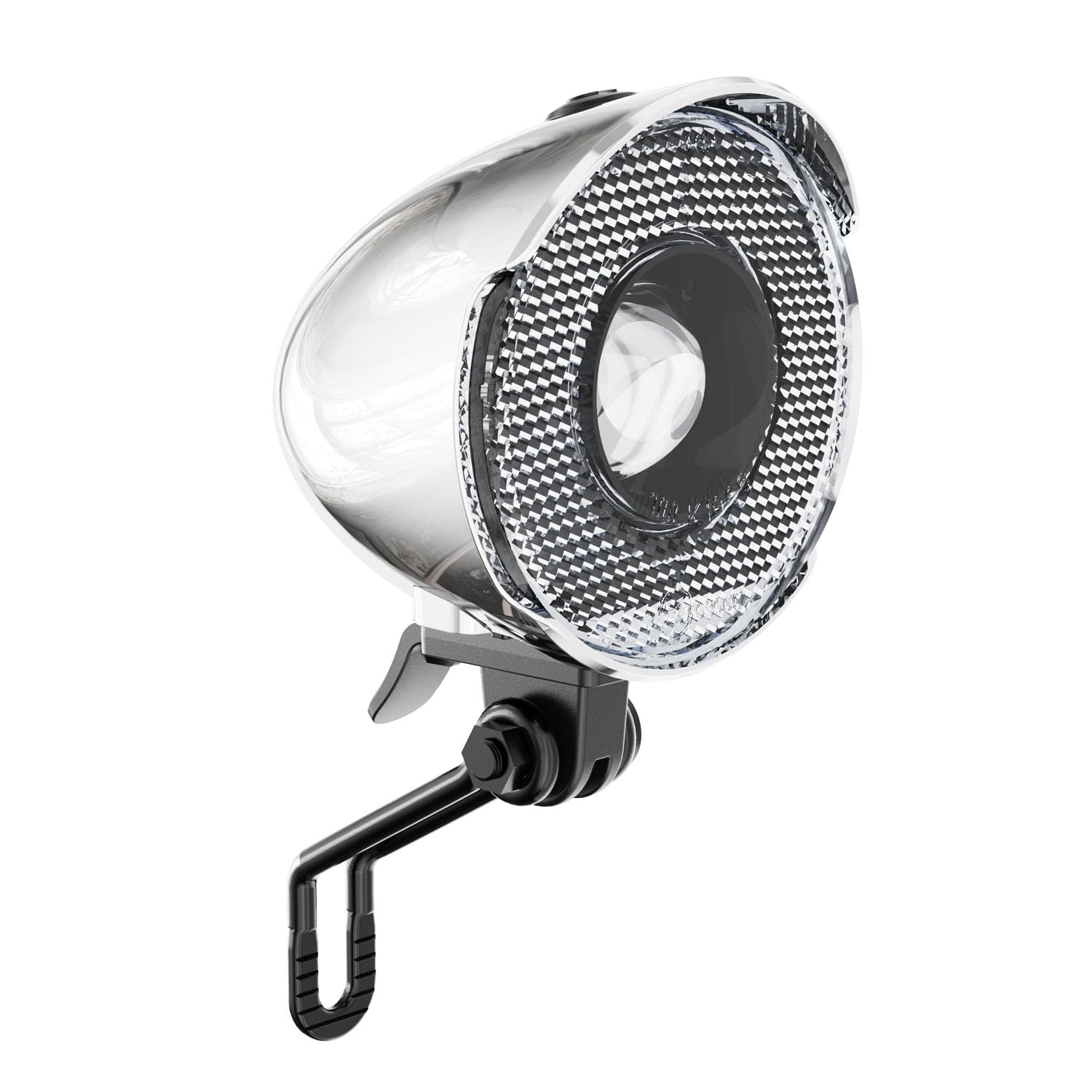 Vintage Bicycle Light 350Lumen High-Brightness Silver Headlights Retro Bicycle Headlights Classic Retro Night Riding Safety Bicycle Fog Lights Headlights with Bracket