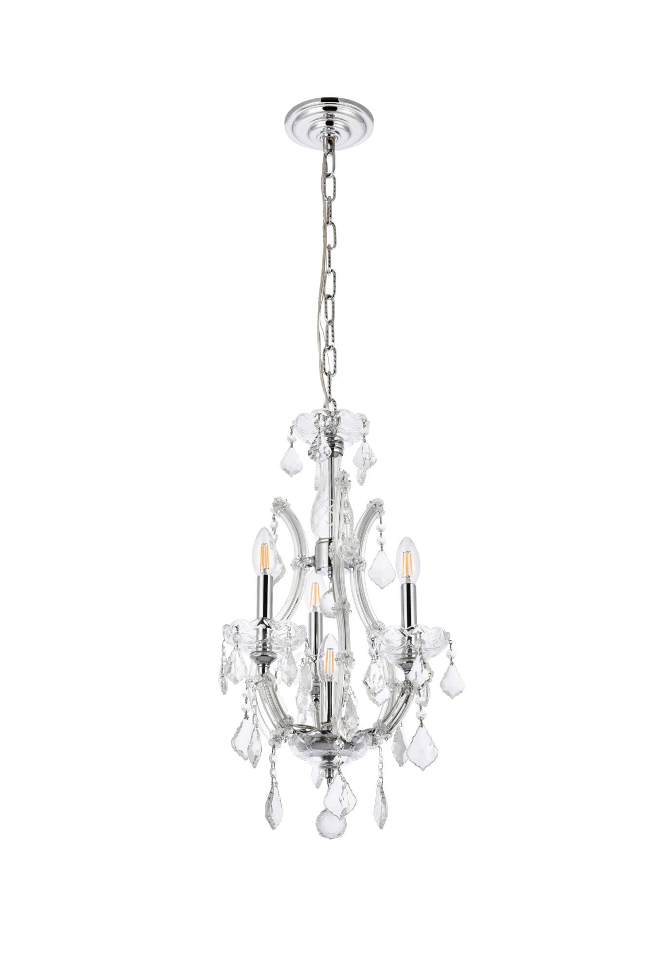Elegant Lighting 2800D12G/Rc Royal Cut Crystal, 12" X 22"