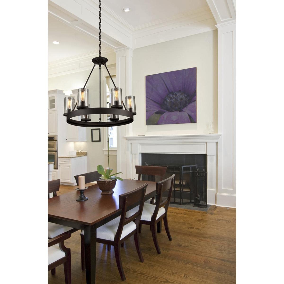 Artcraft Lighting Menlo Park 6-Light Chandelier, Dark Chocolate