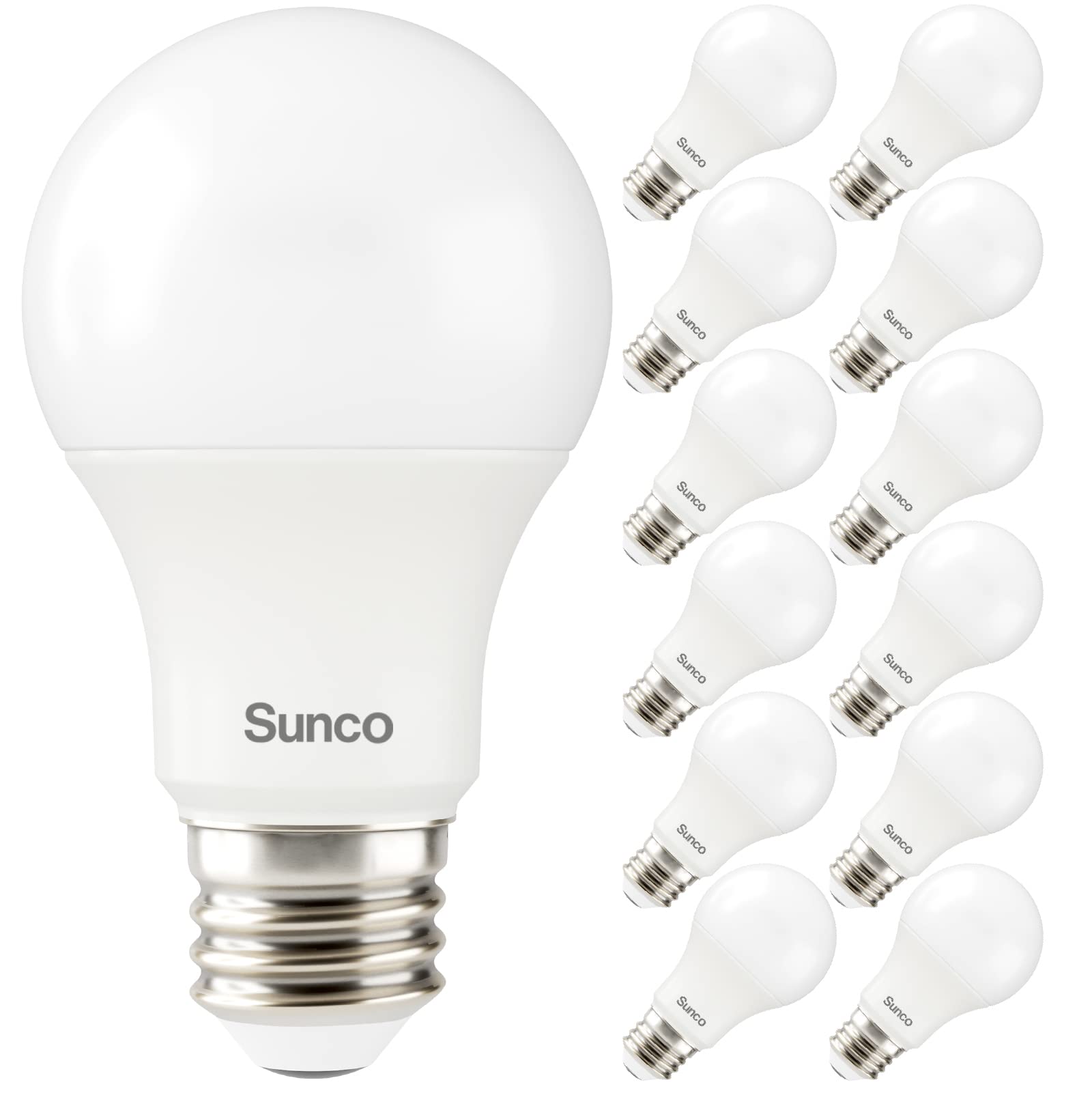 Sunco Amber Sleep Light Bulbs, Blue Light Blocking, A19 9W(60 Watt Equivalent) Dim Light Bulbs For Lamp, 3000K Warm Light Bulb, 