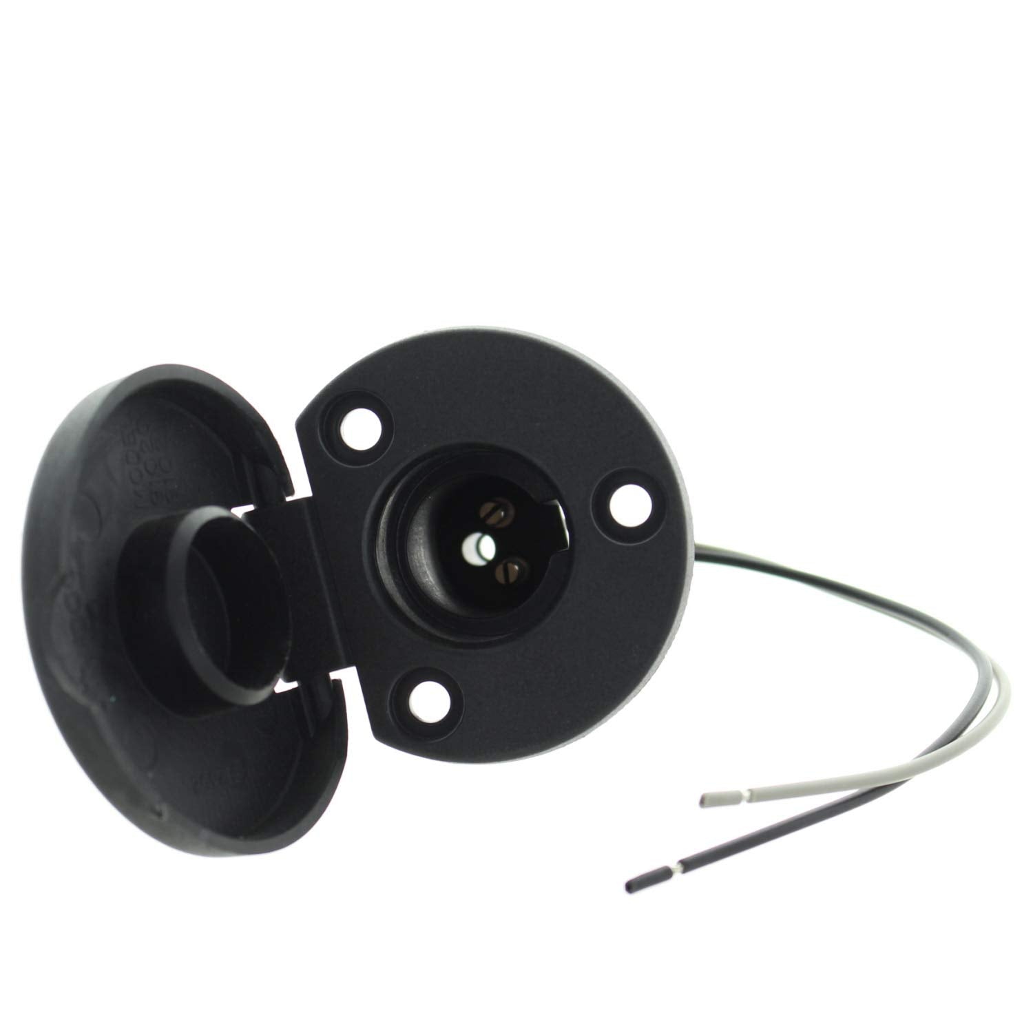Attwood Plug-In Light Base 910R2PB-1, Plastic, Model 910R2PB-1