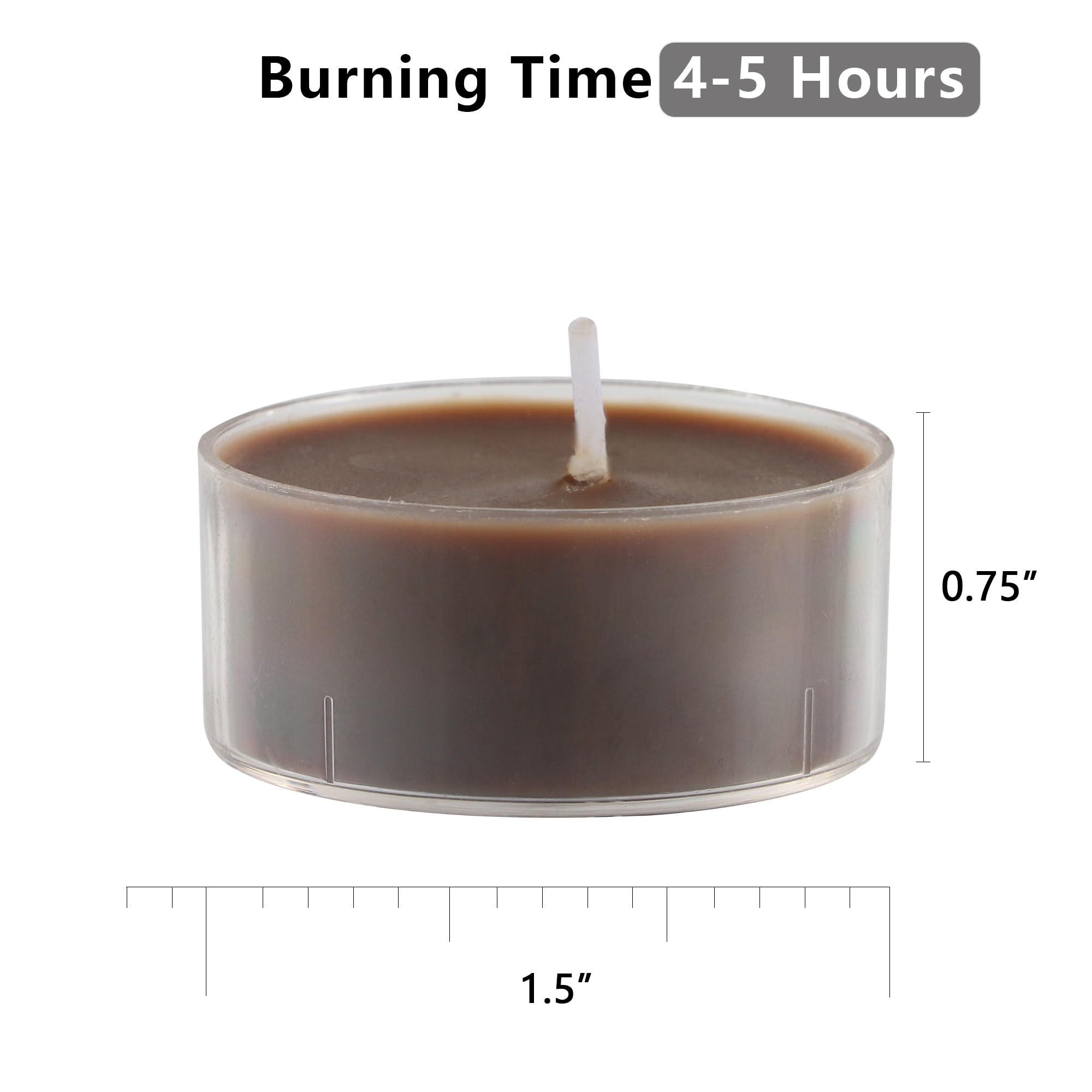 Linegohts Assorted Scented Tea Light Candles - 4Pcs Soy Wax, 4 Hours Burn Time, Perfect For Weddings, ValentineS Day, And Parties