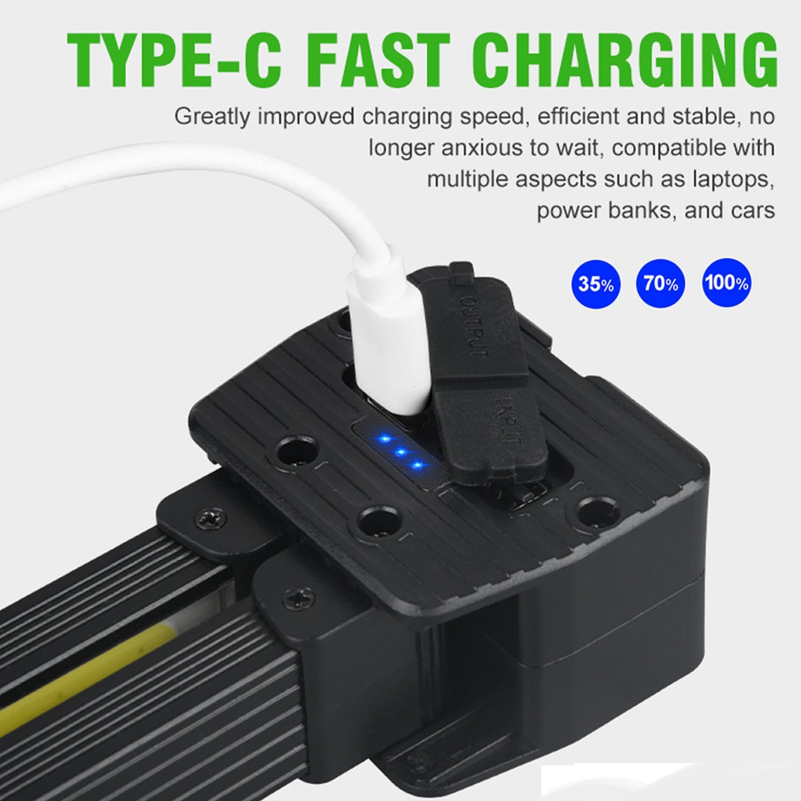 Gym Lamp for Posing,7th Gear Dimming,Portable Magnet LED Flashlight with Hanging Hook,Handheld USB Rechargeable Worklight,Magnet