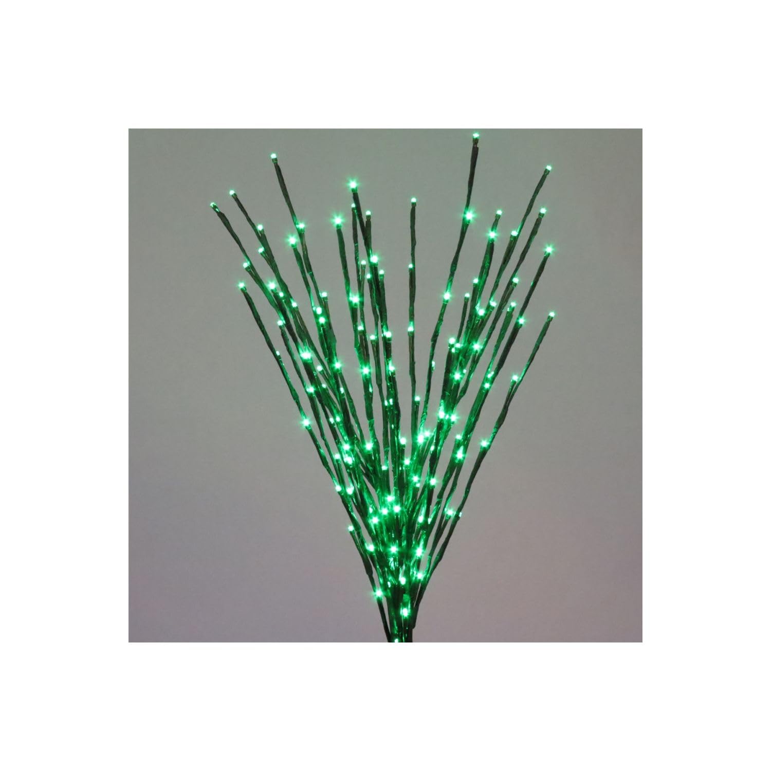 Holiday Bright Lights LED Twinkling Light Burst, Indoor/Outdoor, Green, Model LED-LBRST140-GR