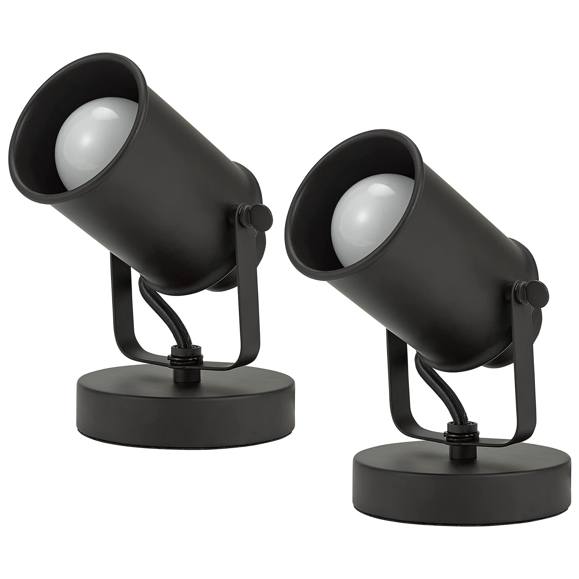 Catalina Lighting Modern Multipurpose Spotlight Desk or Wall Mount Accent Lamp, 6'', Dark Bronze, Set of 2