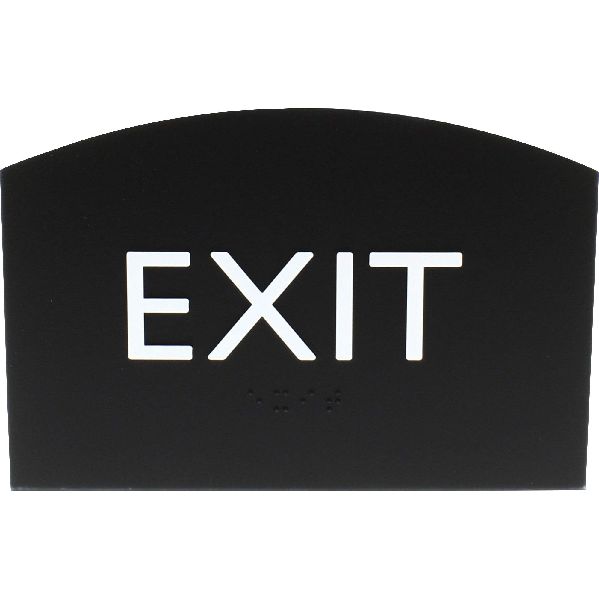Lorell, Llr02680, Exit Sign, 1 Each, Black