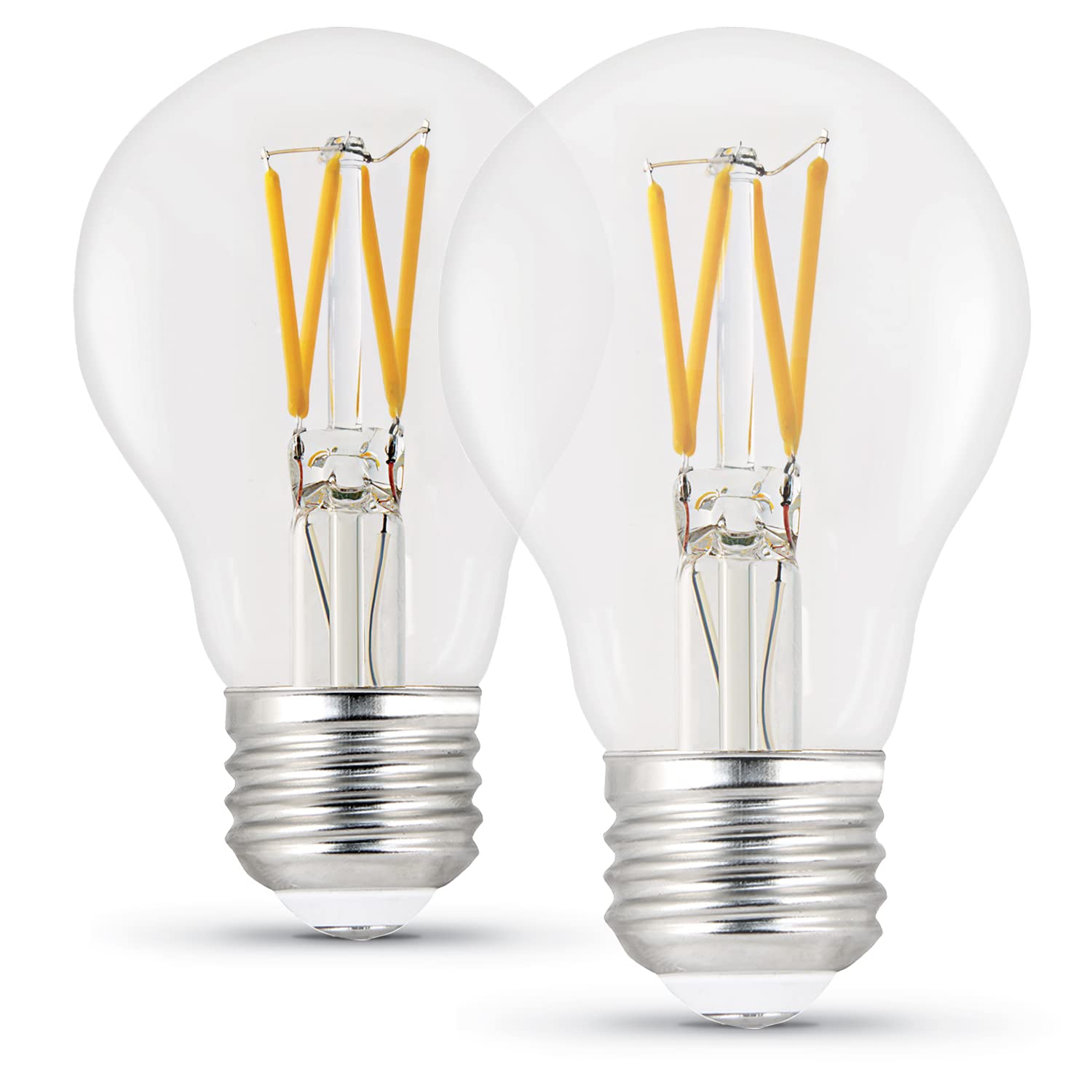 Feit Electric LED A19 Medium Base Light Bulb - 60W Equivalent - 15 Year Life - 810 Lumen - 5000K Daylight - Dimmable | 2-Pack