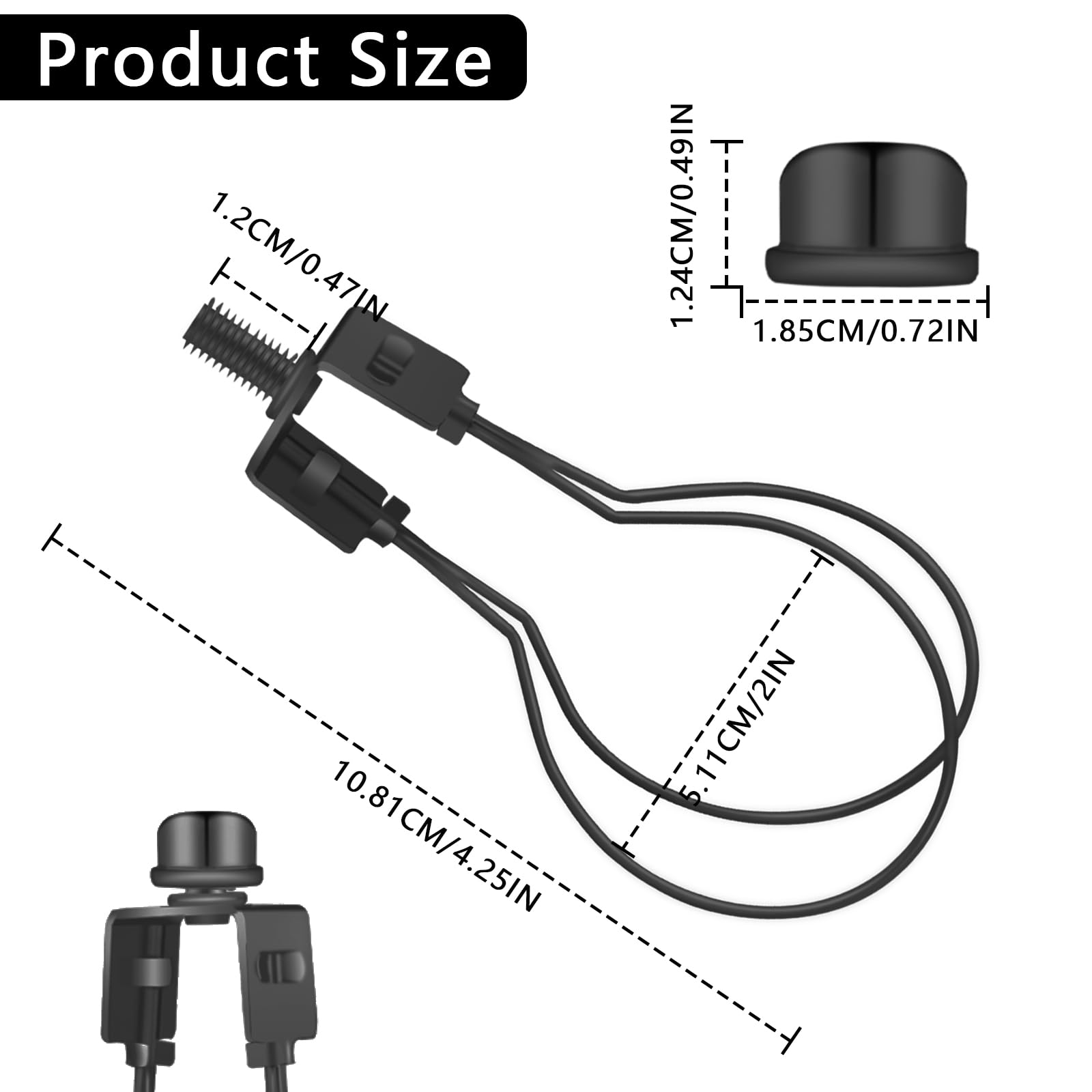 OXDFK 2 PCS Clip-On Lampshade Adapter Kit, Nickel Color, Includes Finial and Levellers, Model OXDFK