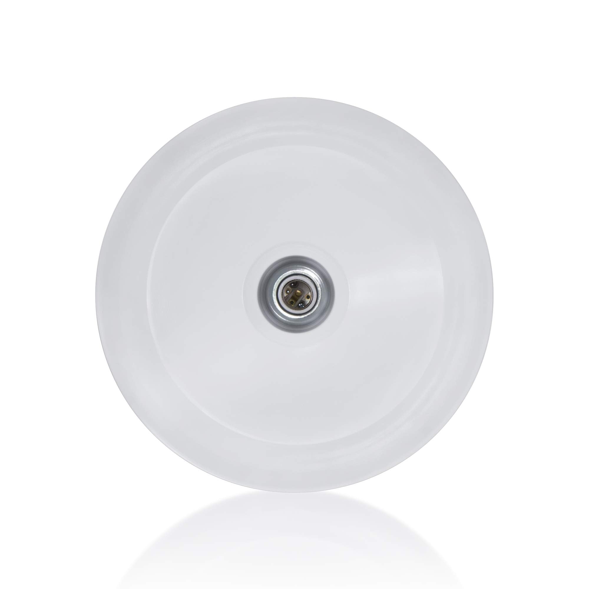 14In. White Outdoor Gooseneck Barn Light Fixture With 24In. Long Extension Arm - Wall Sconce Farmhouse, Vintage, Antique Style -