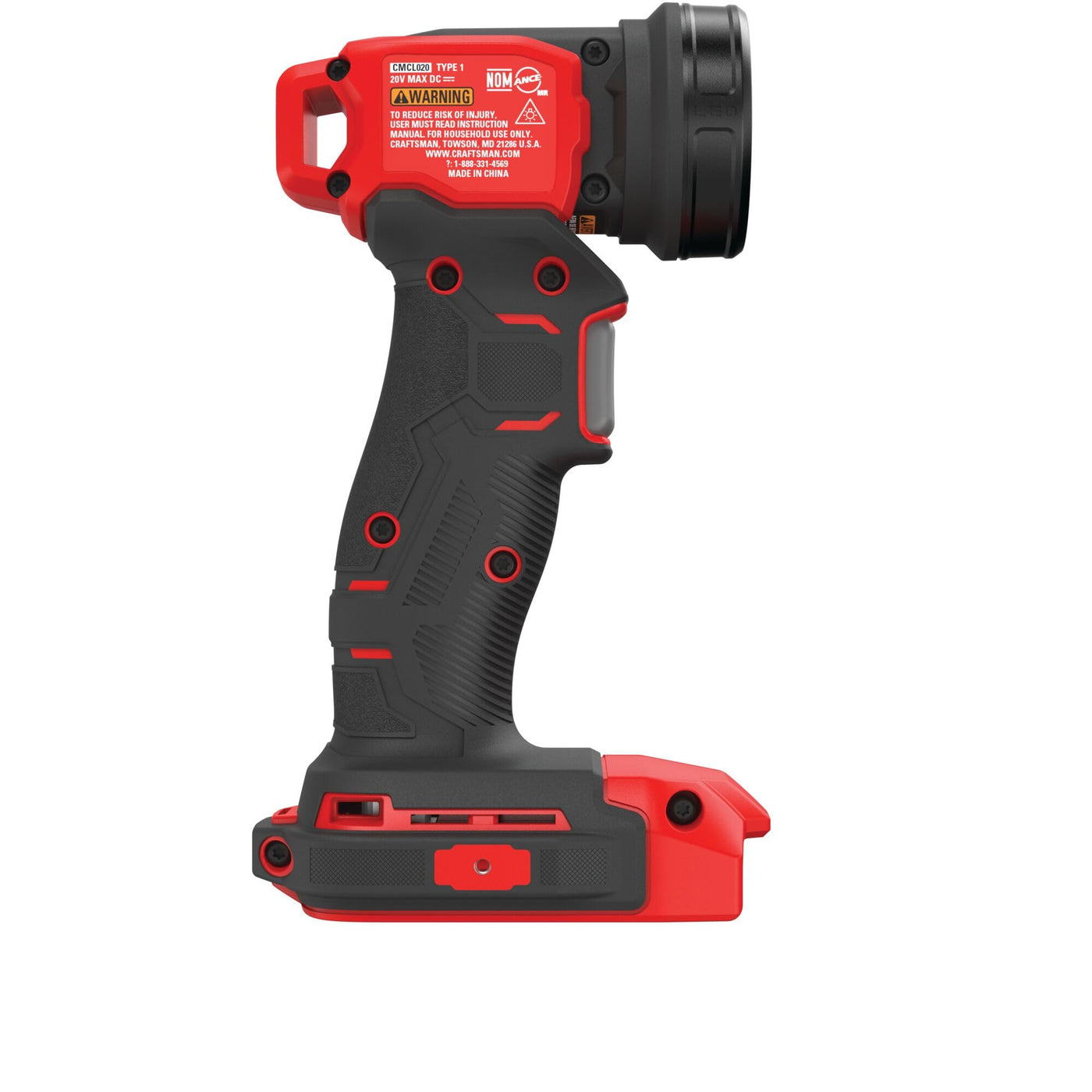 craftsman 920-lumen led rechargeable flashlight manual V20 Work Light, Spotlight Flashlight, 2,500 Lumens, Spotlights Handheld, Cordless, Tool Only (CMCL060B) The rechargeable work light helps to illuminate dark areas 2 BRIGHTNESS SETTINGS Lampara 920 Lmenes CRAFTSMAN CMXLSB10