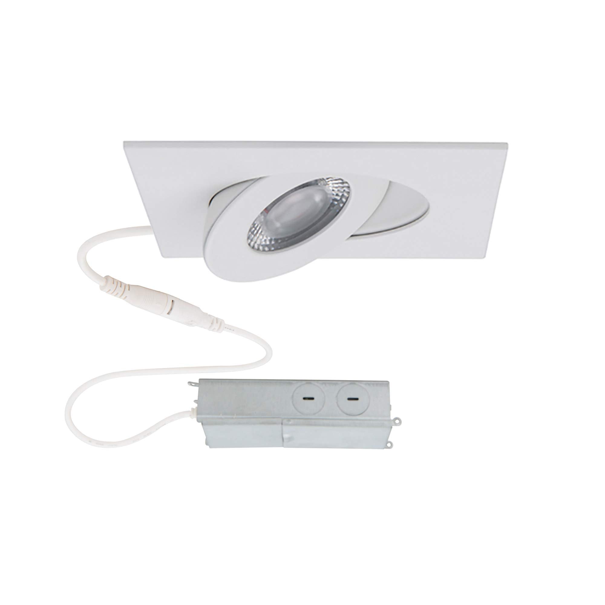 Wac Lighting, Lotos 2In Led 1-Light Square Adjustable Recessed Kit 3000K In White