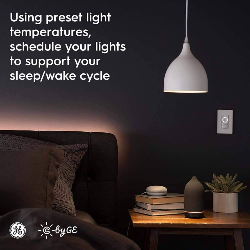GE CYNC Smart LED Light Bulbs, Bluetooth & Wi-Fi, Soft White, 2 Pack, Alexa & Google Assistant Compatible, Model CLEDA199LD1-2P